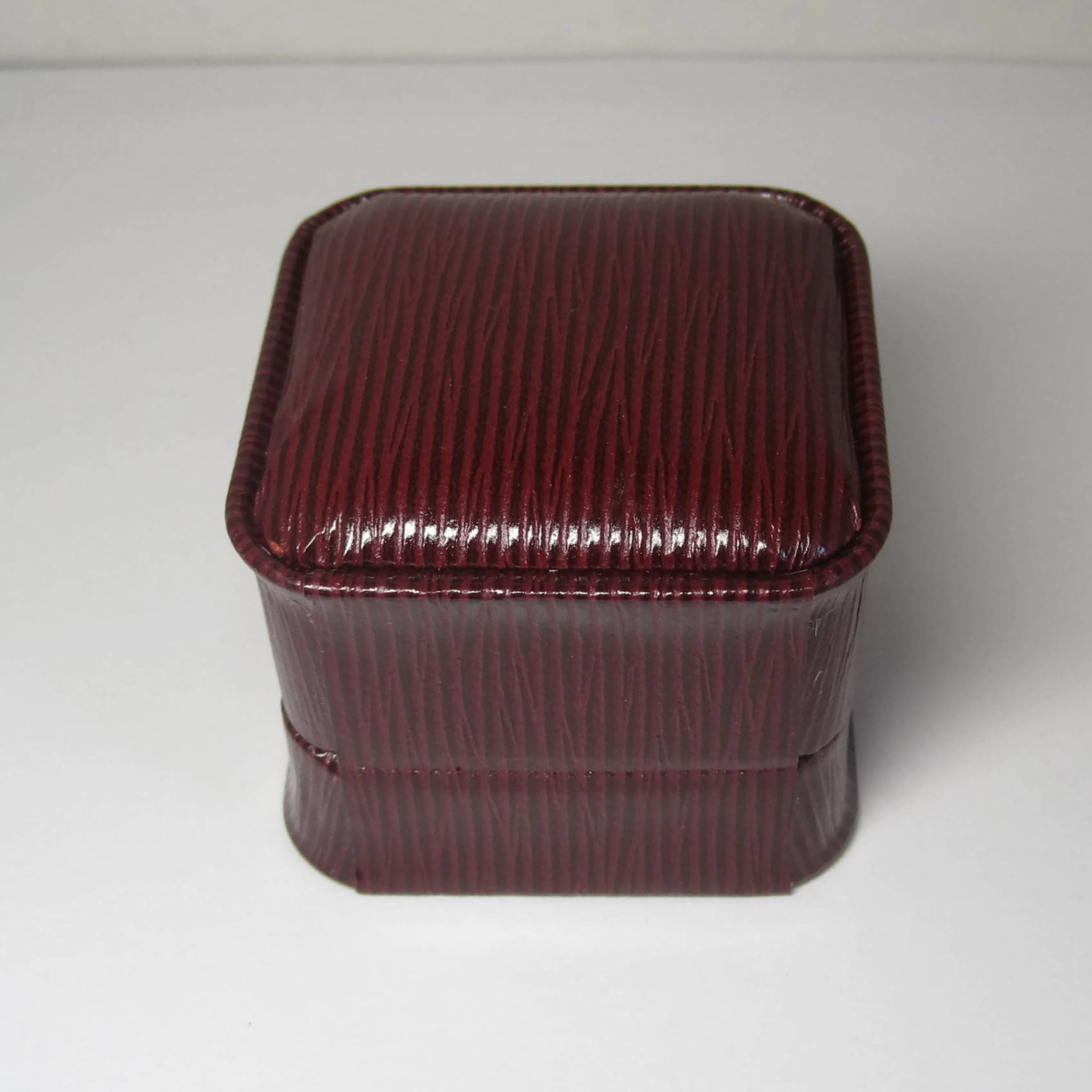 Maroon Engagement Ring Box