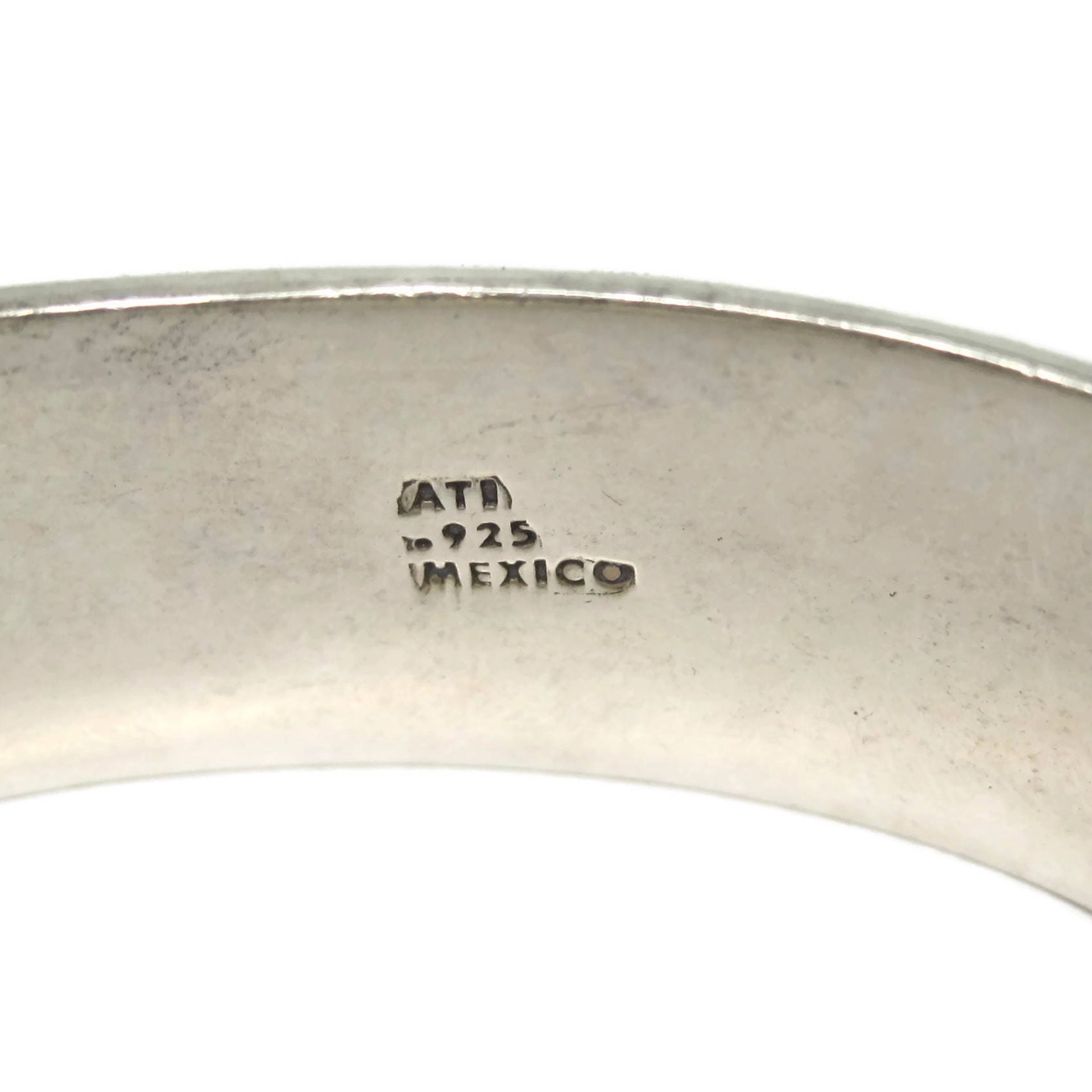 Estate Mexican Sterling Clamper Bracelet