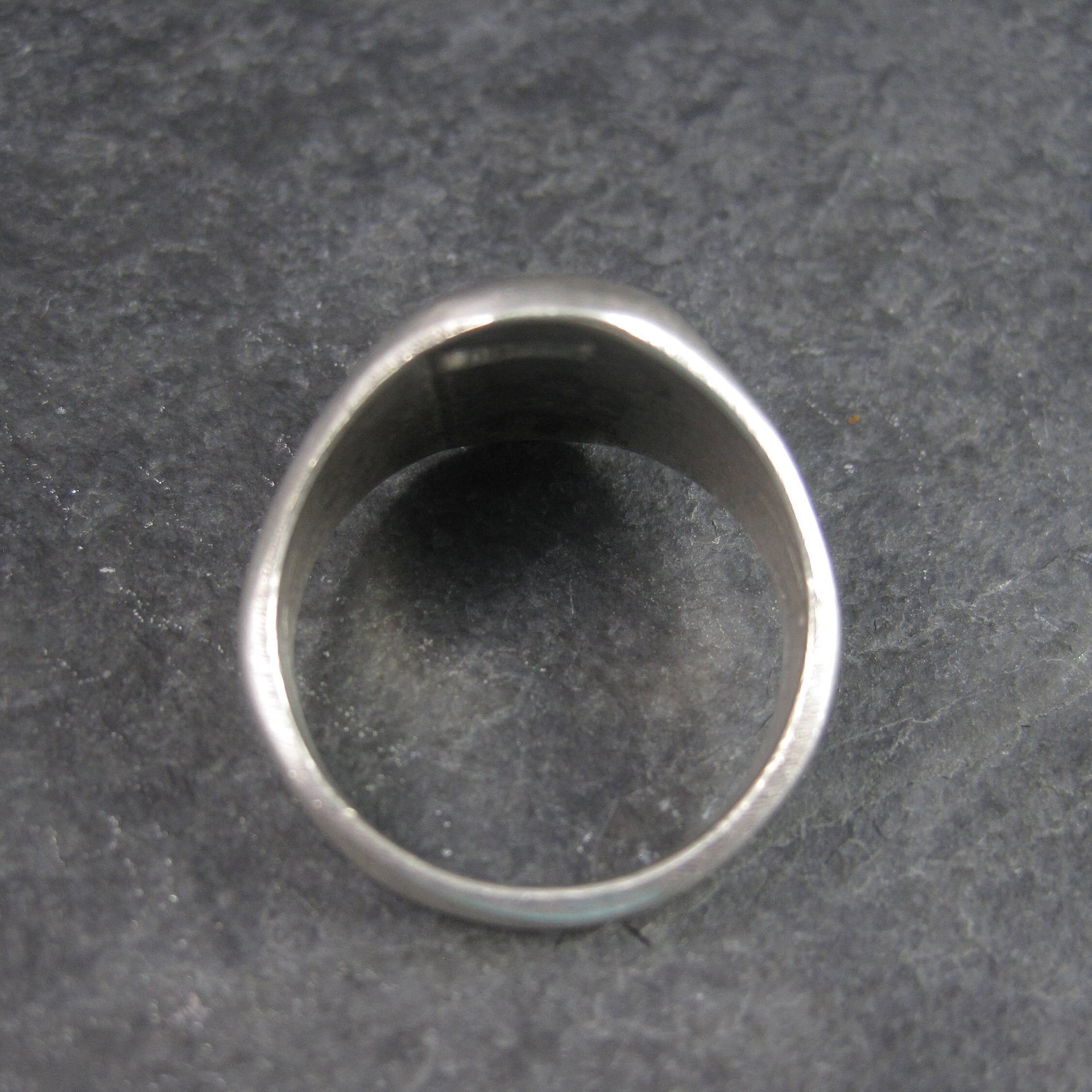 Vintage Navajo Shadowbox Bear Paw Ring Size 11