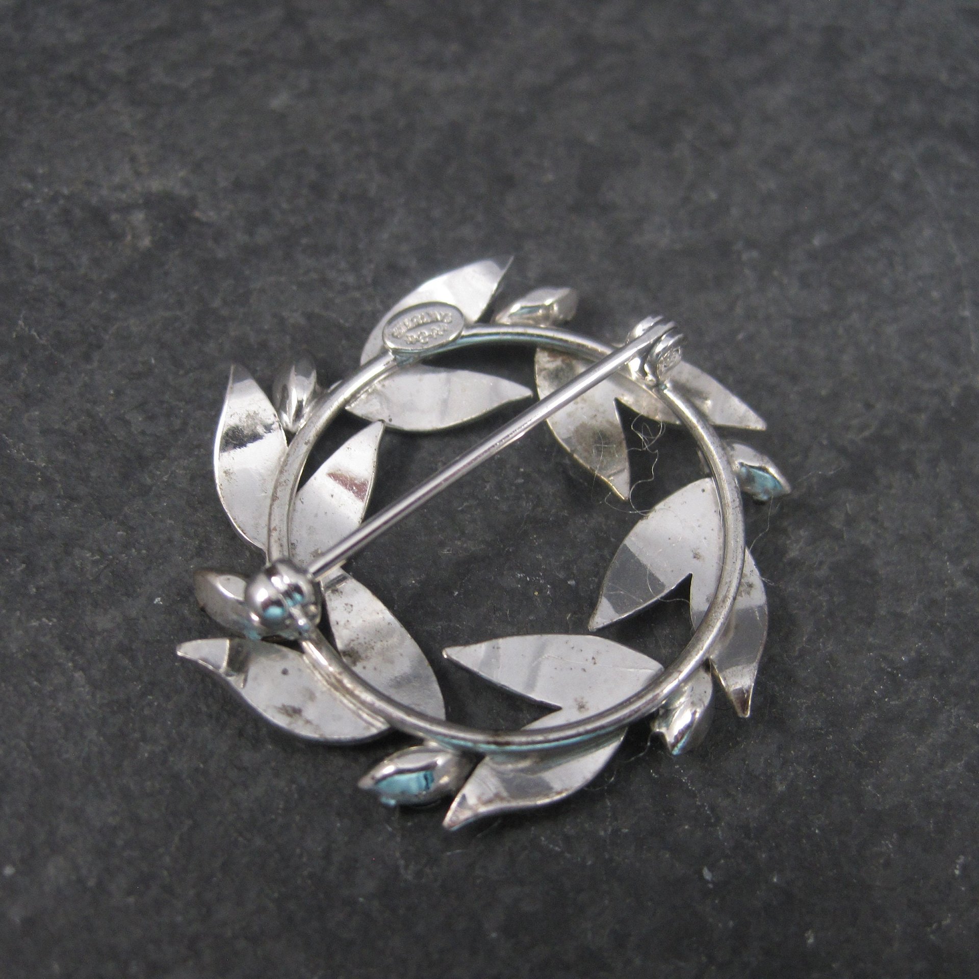 Estate Carl Art Rhinestone Circle Brooch