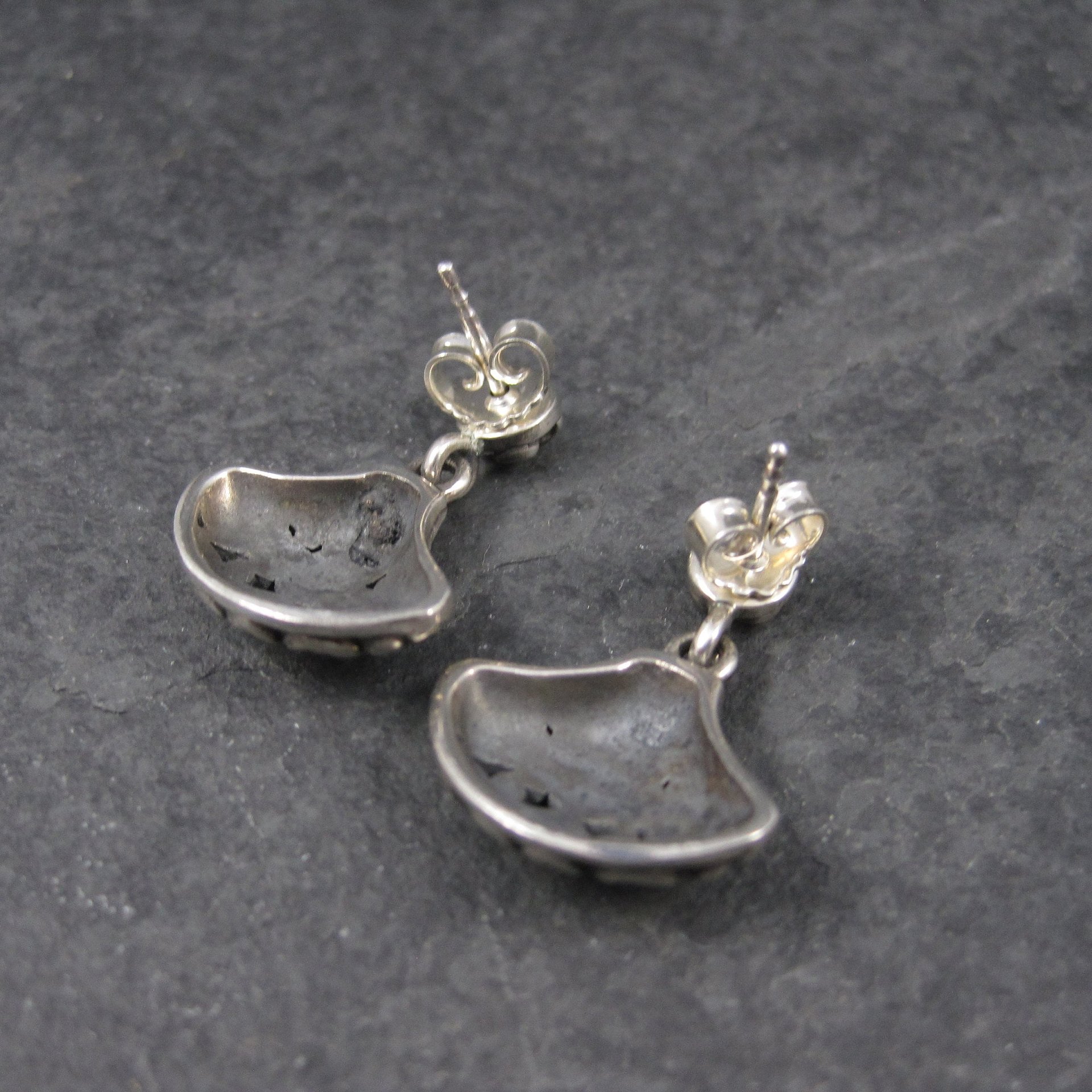 Vintage Sterling Victorian Style Earrings