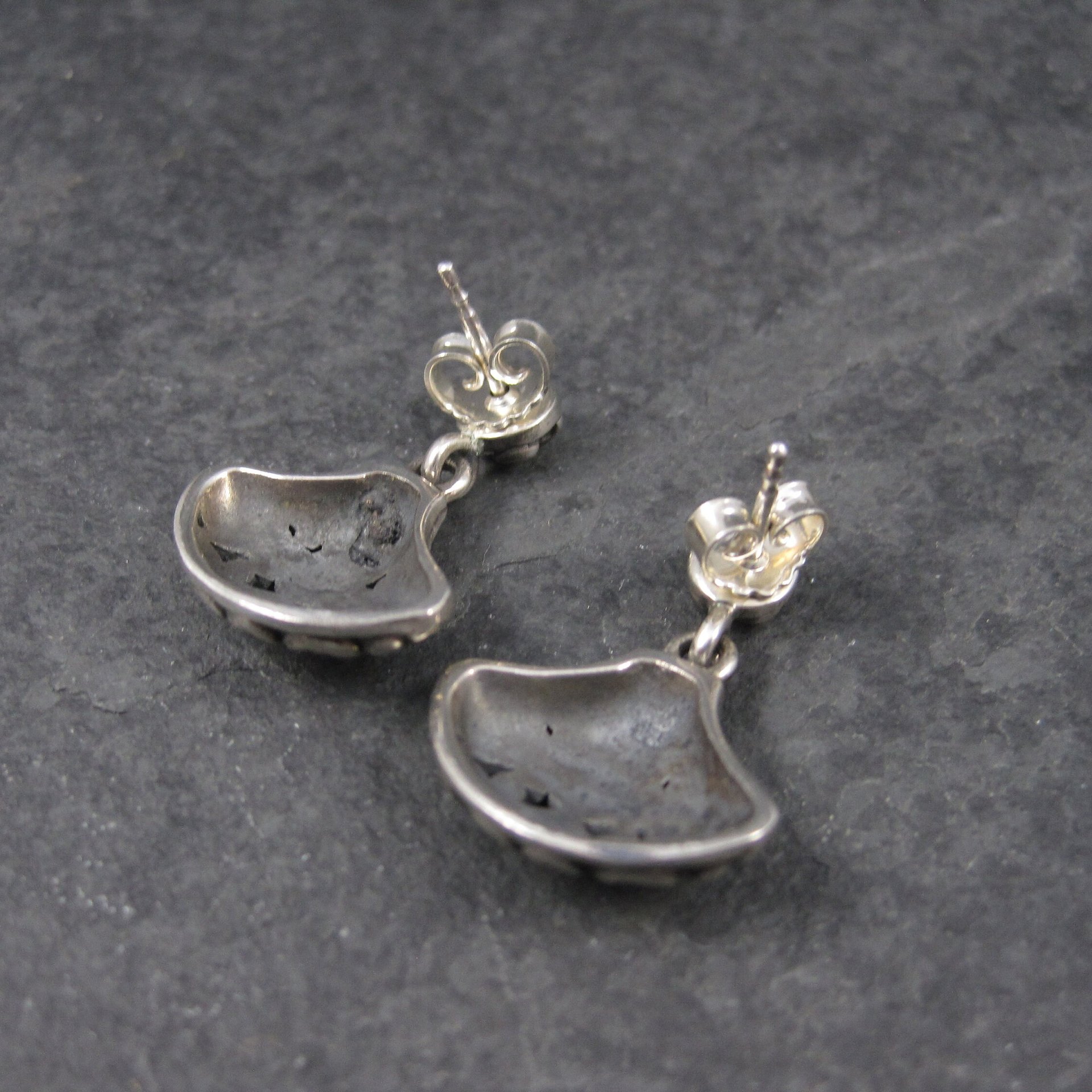 Vintage Sterling Victorian Style Earrings