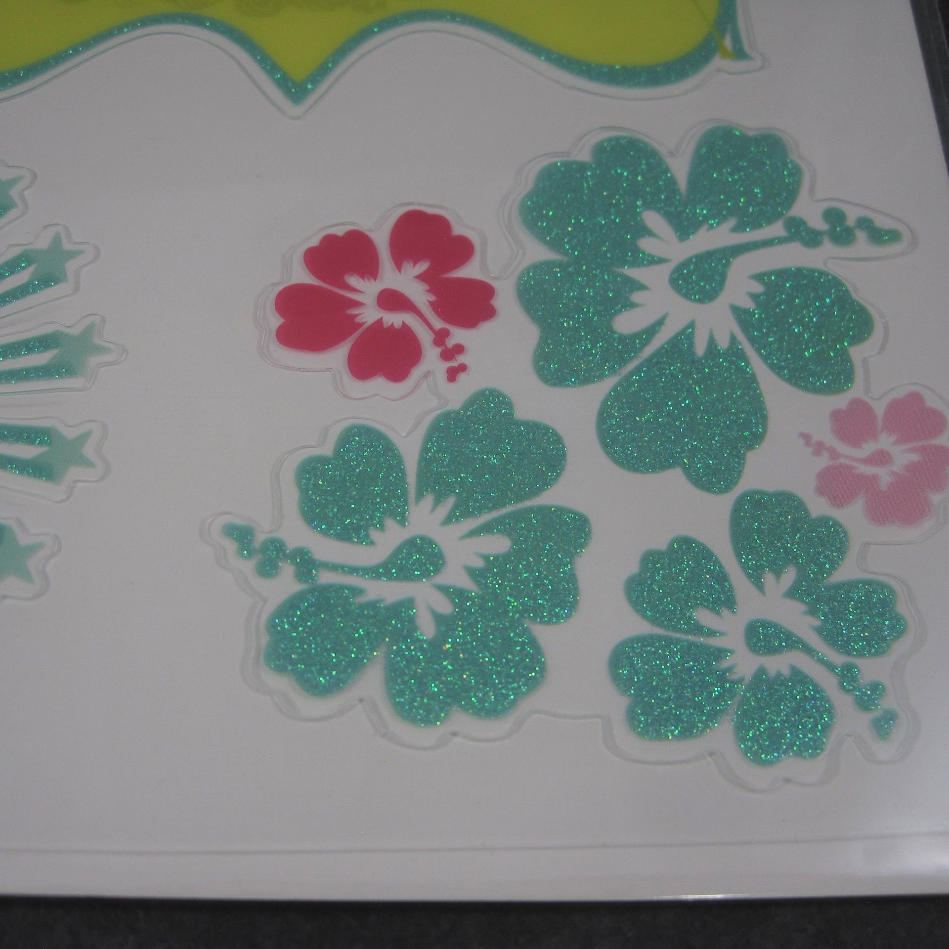 Fancy Pants Summer Scrapbooking Stickers Glitter Cuts Discontinued