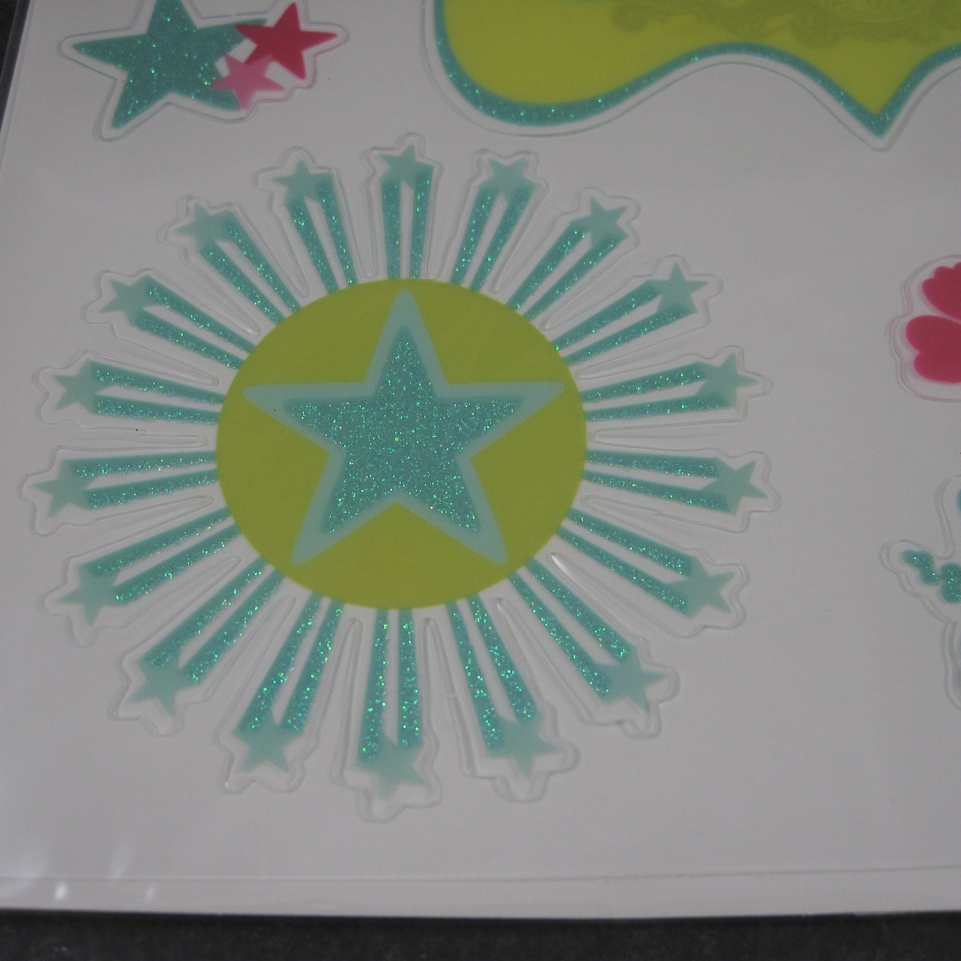 Fancy Pants Summer Scrapbooking Stickers Glitter Cuts Discontinued