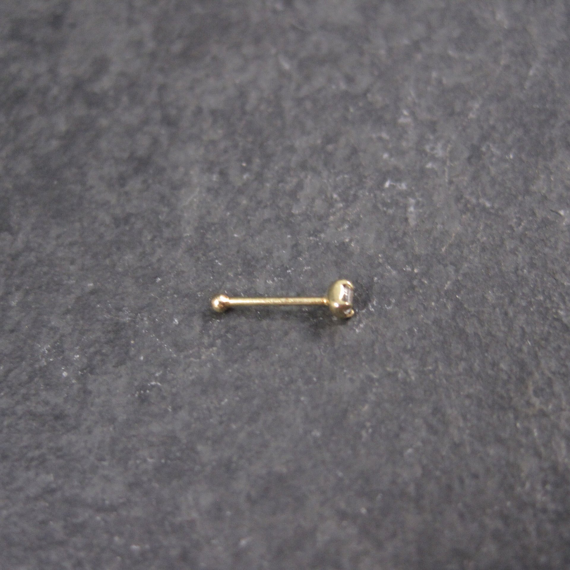 14K Nose Stud 20 Gauge Nose Bone