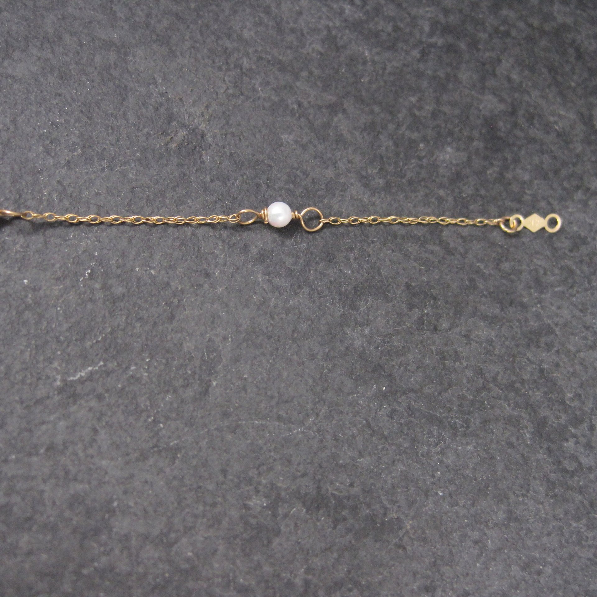 Dainty Vintage 14k Pearl Bracelet 9.5 Inches