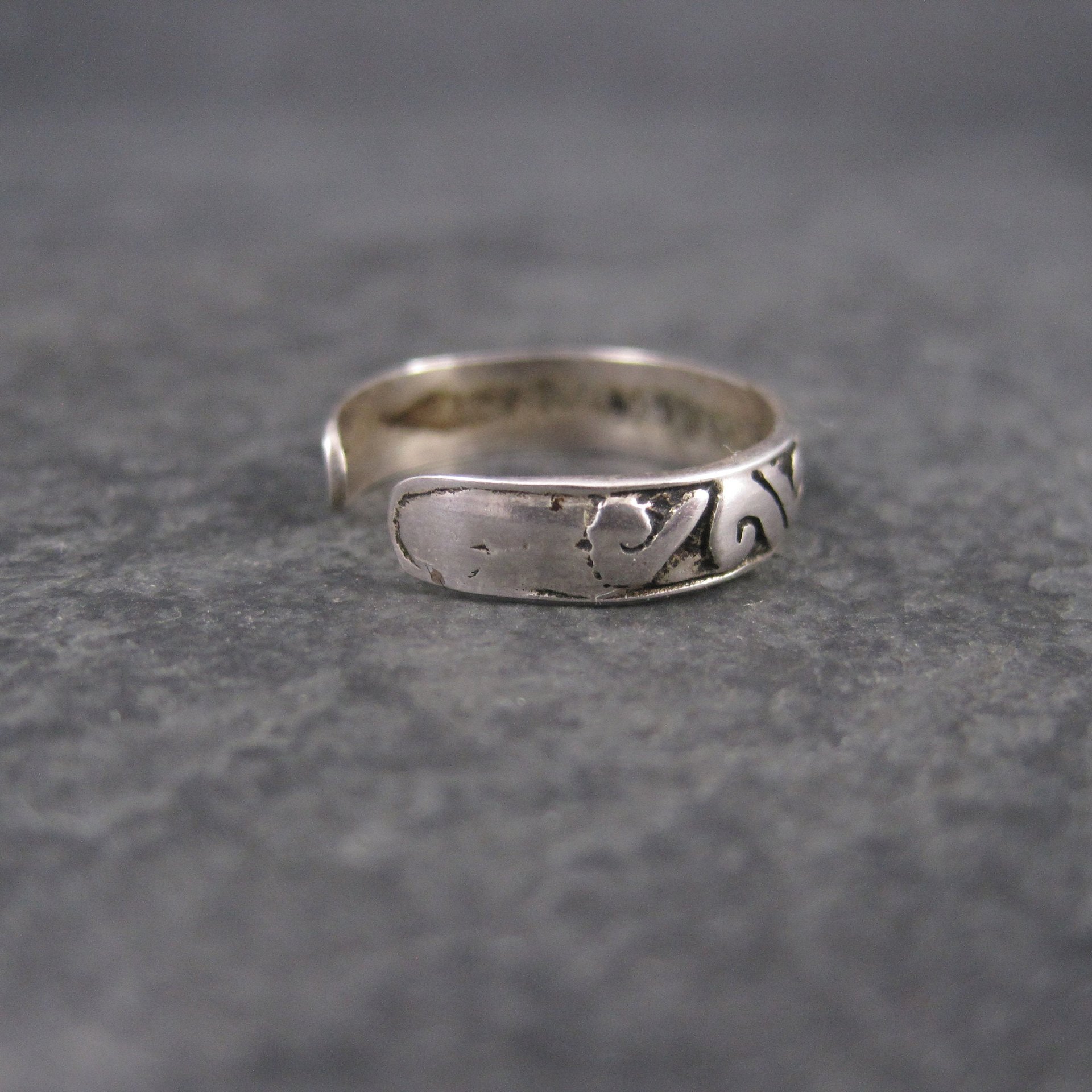 Vintage Sterling Toe Ring