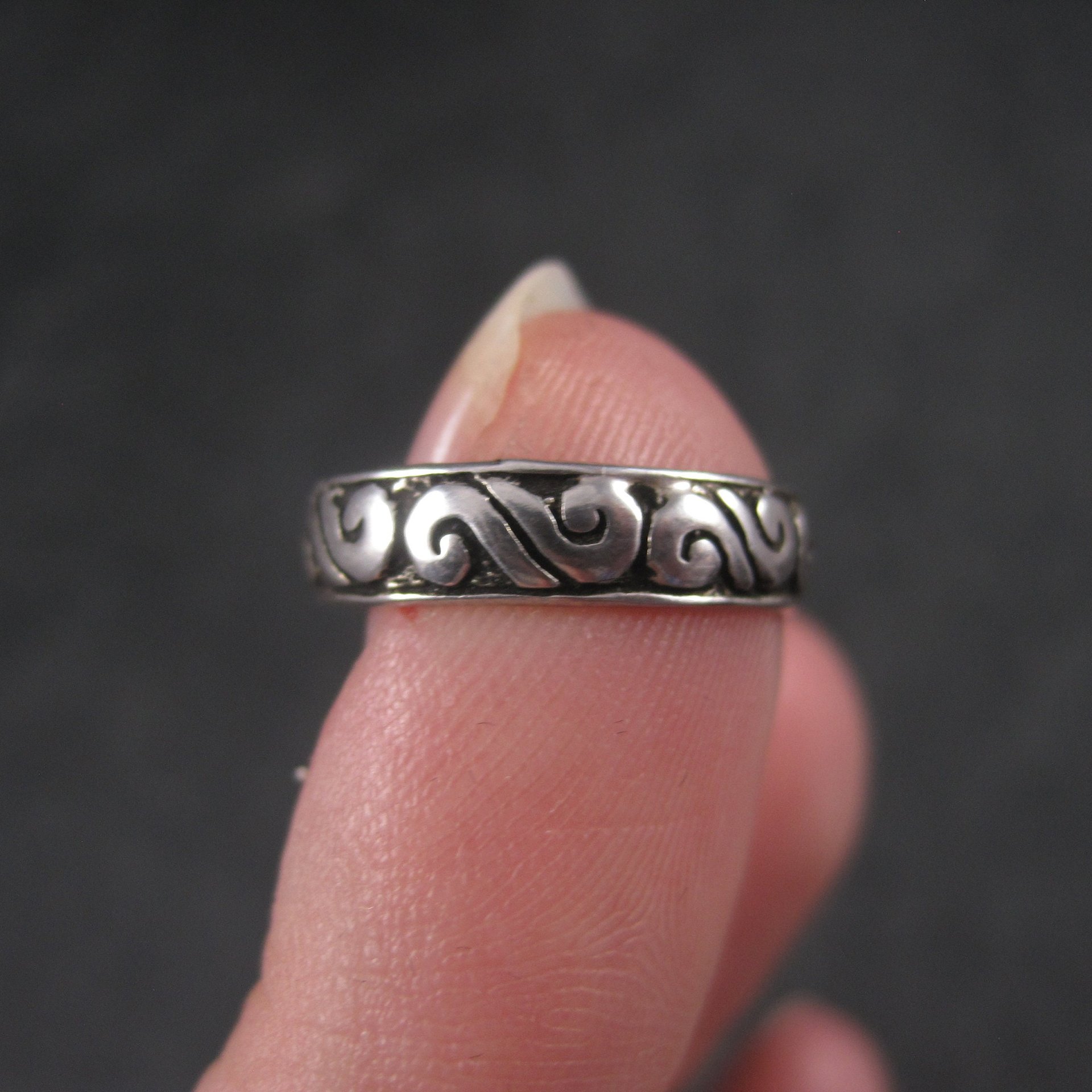 Vintage Sterling Toe Ring