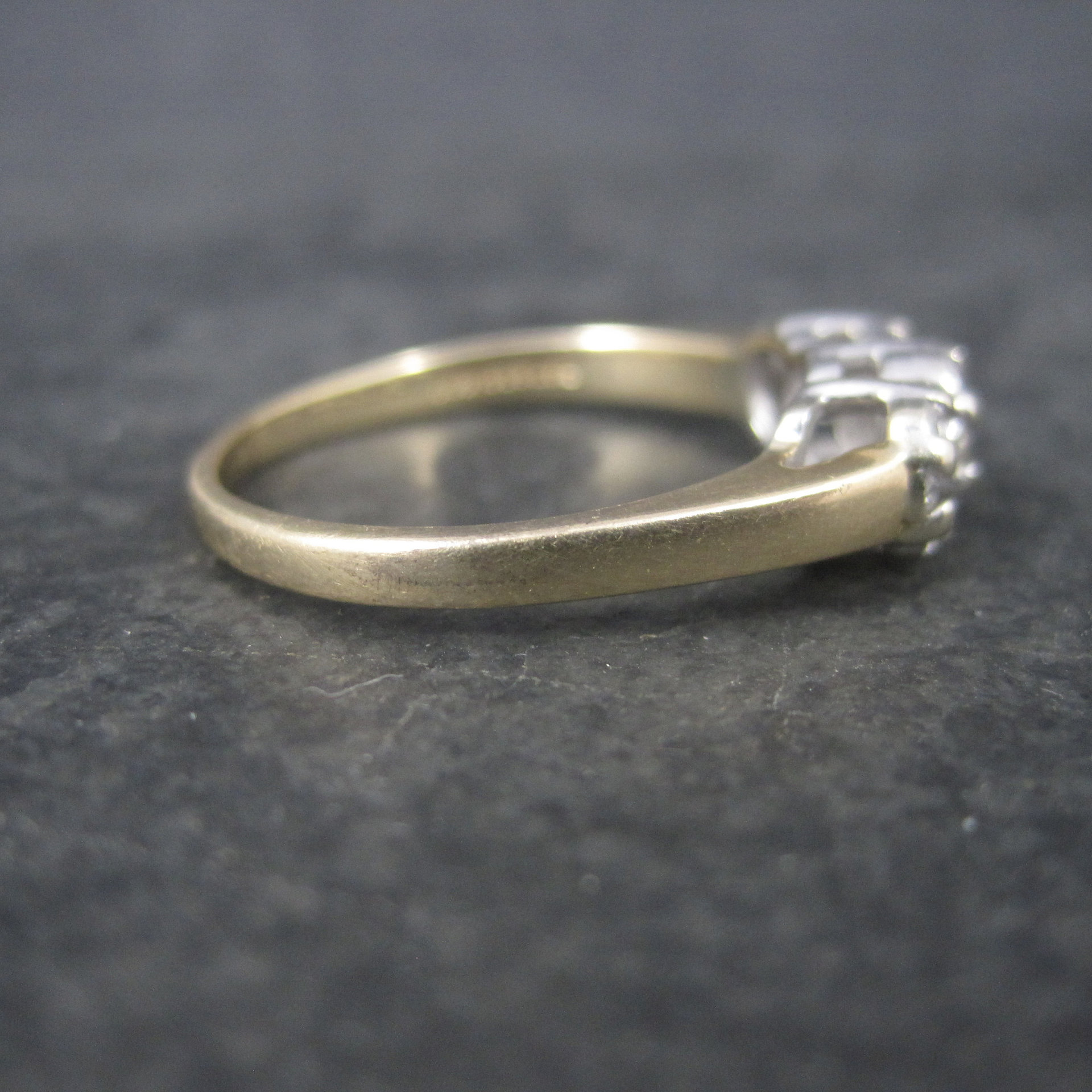 14K .50 Carat Diamond Cluster Ring Size 8.25