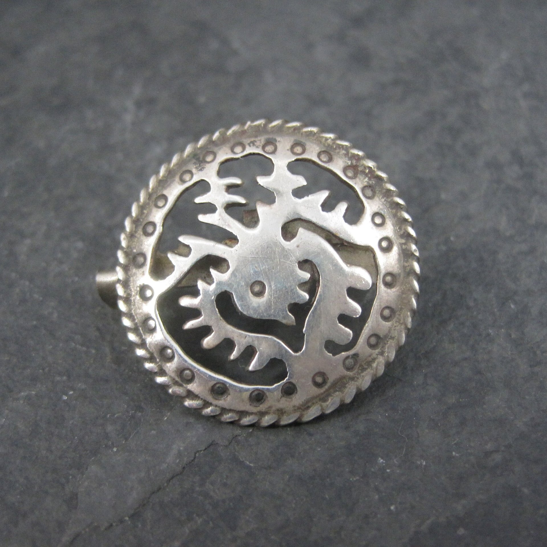 Vintage Pre Columbian Sterling Brooch Pin