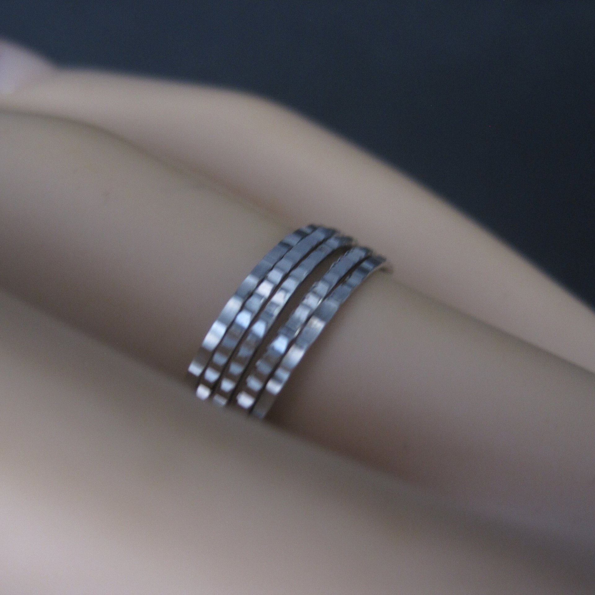 Vintage Sterling Stacking Ring Size 8