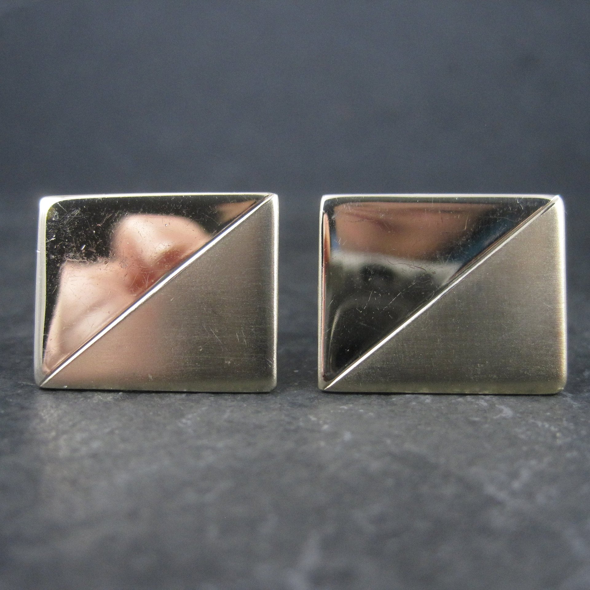 Estate Gold Tone Cufflinks