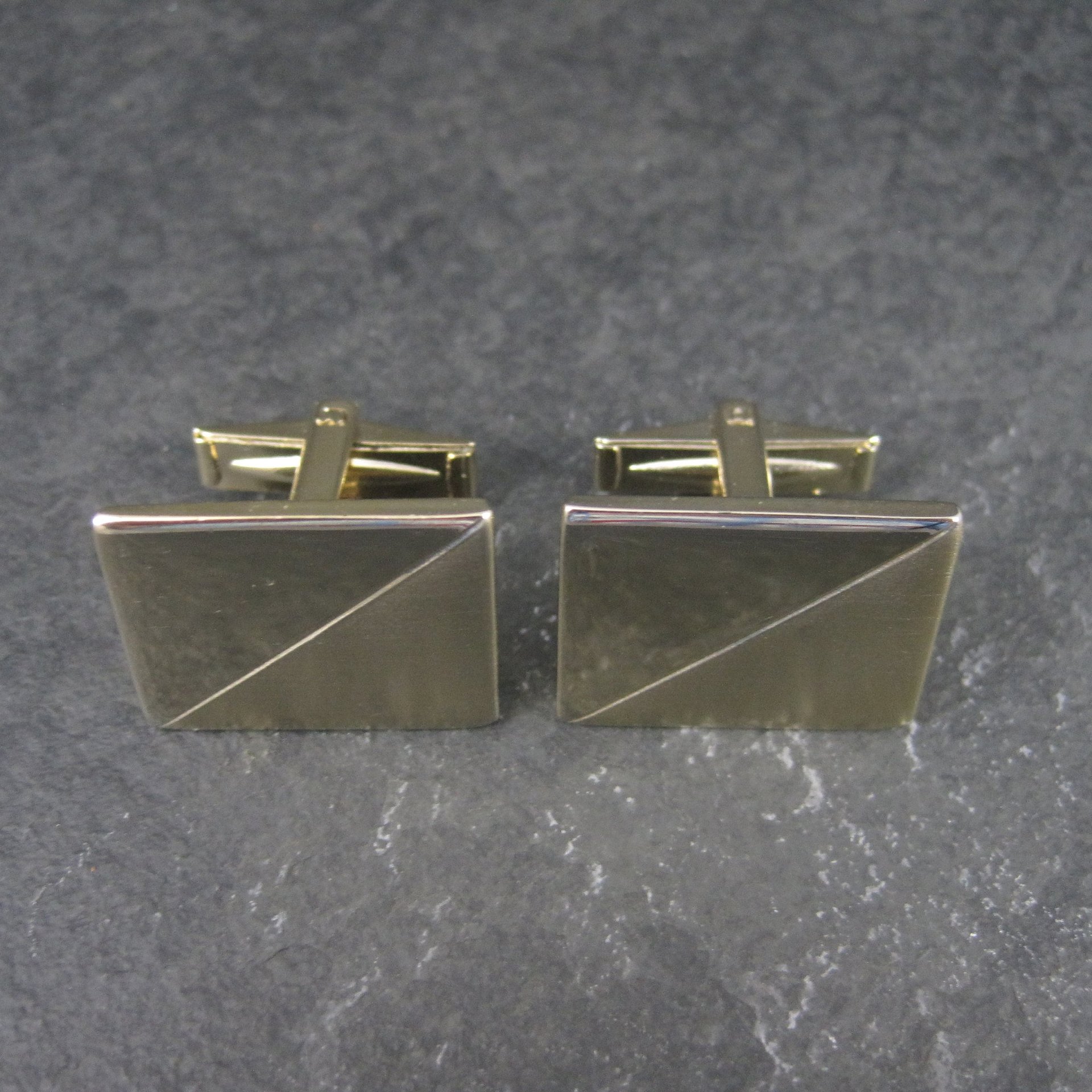 Estate Gold Tone Cufflinks