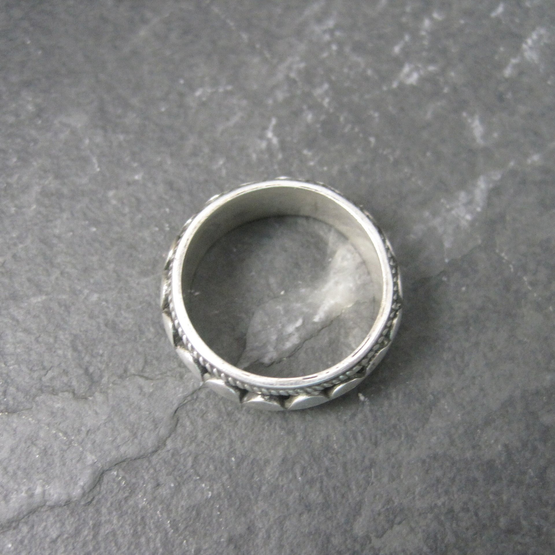 Vintage Sterling Circle Band Ring Size 6