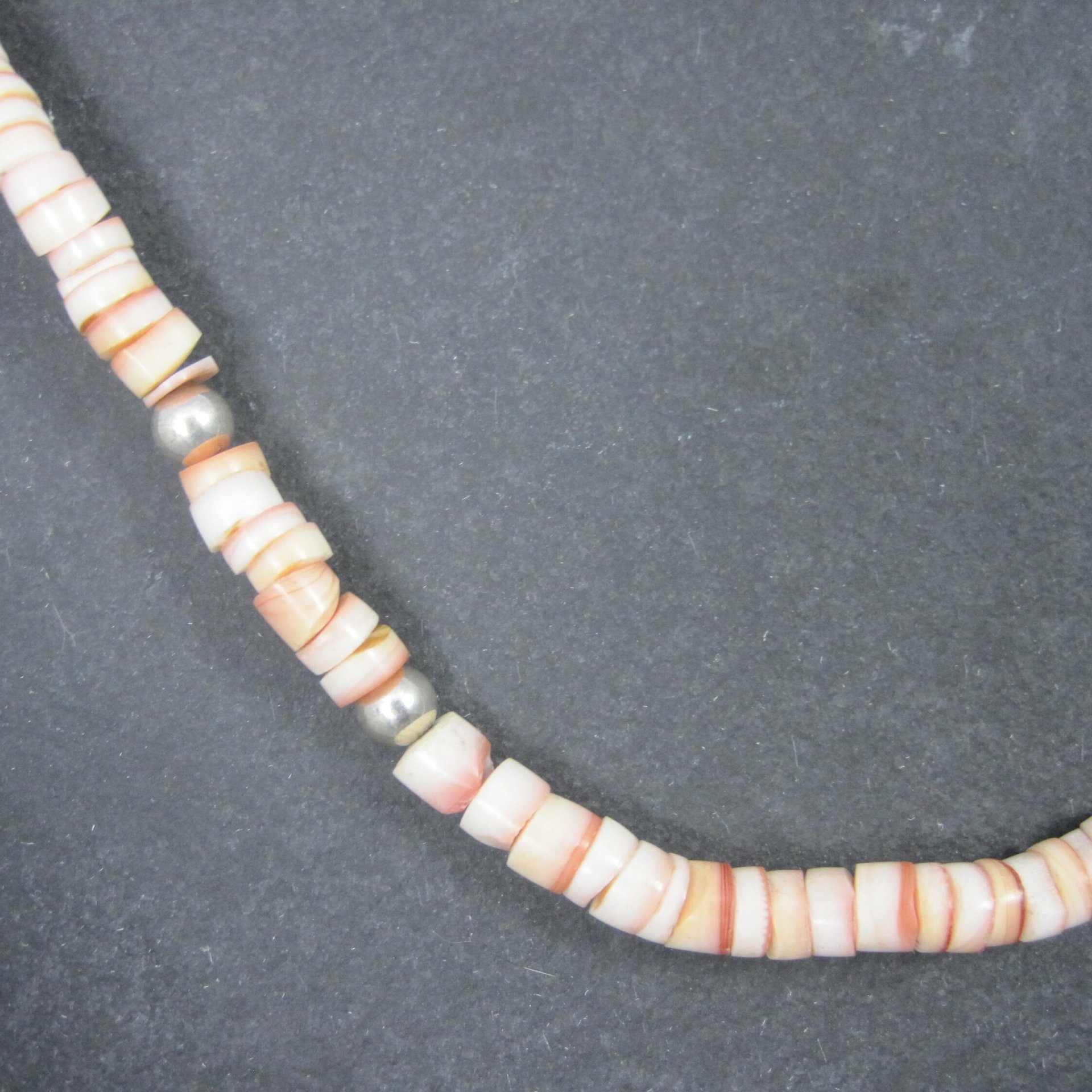 Vintage Sterling Shell Necklace Desert Rose Trading