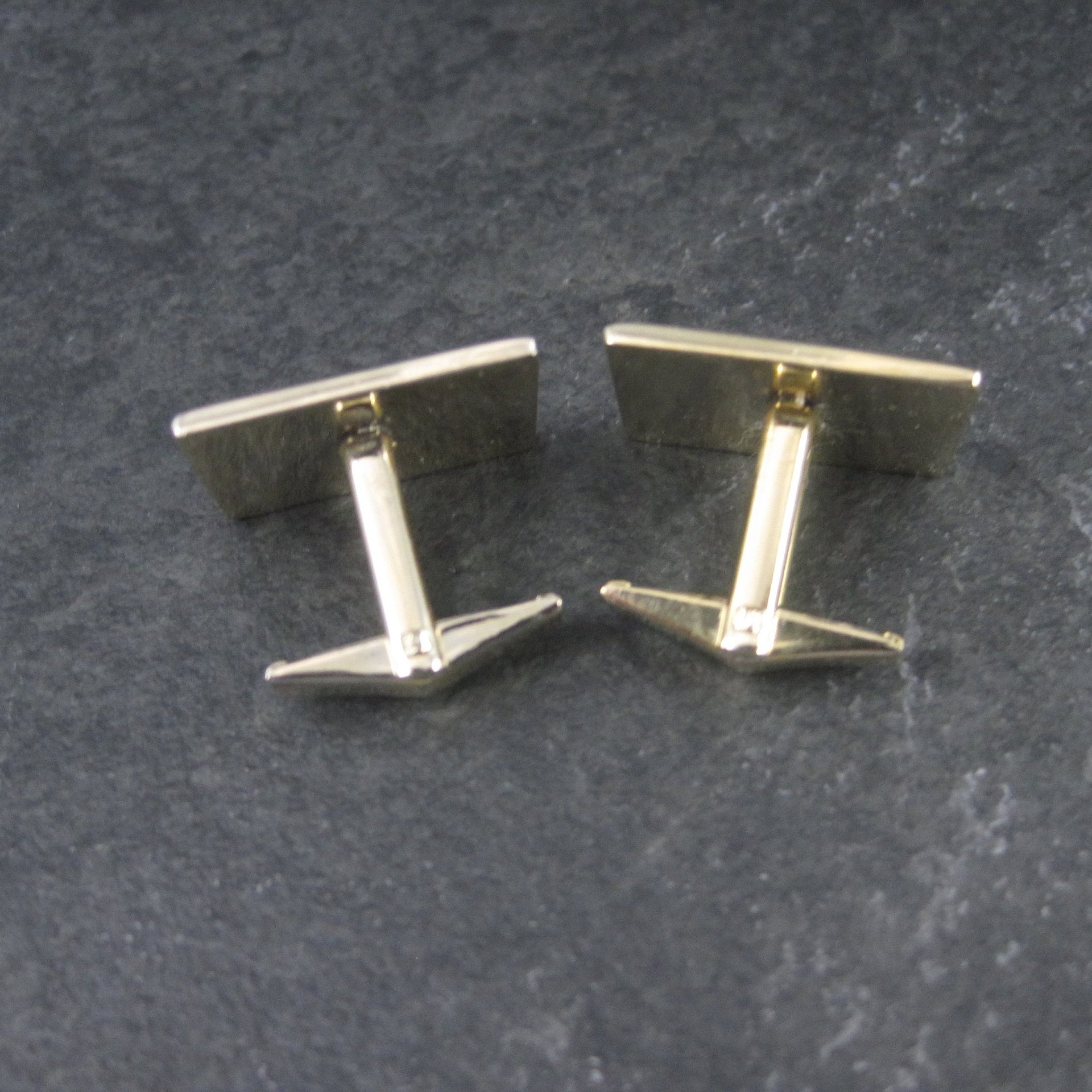 Estate Gold Tone Cufflinks