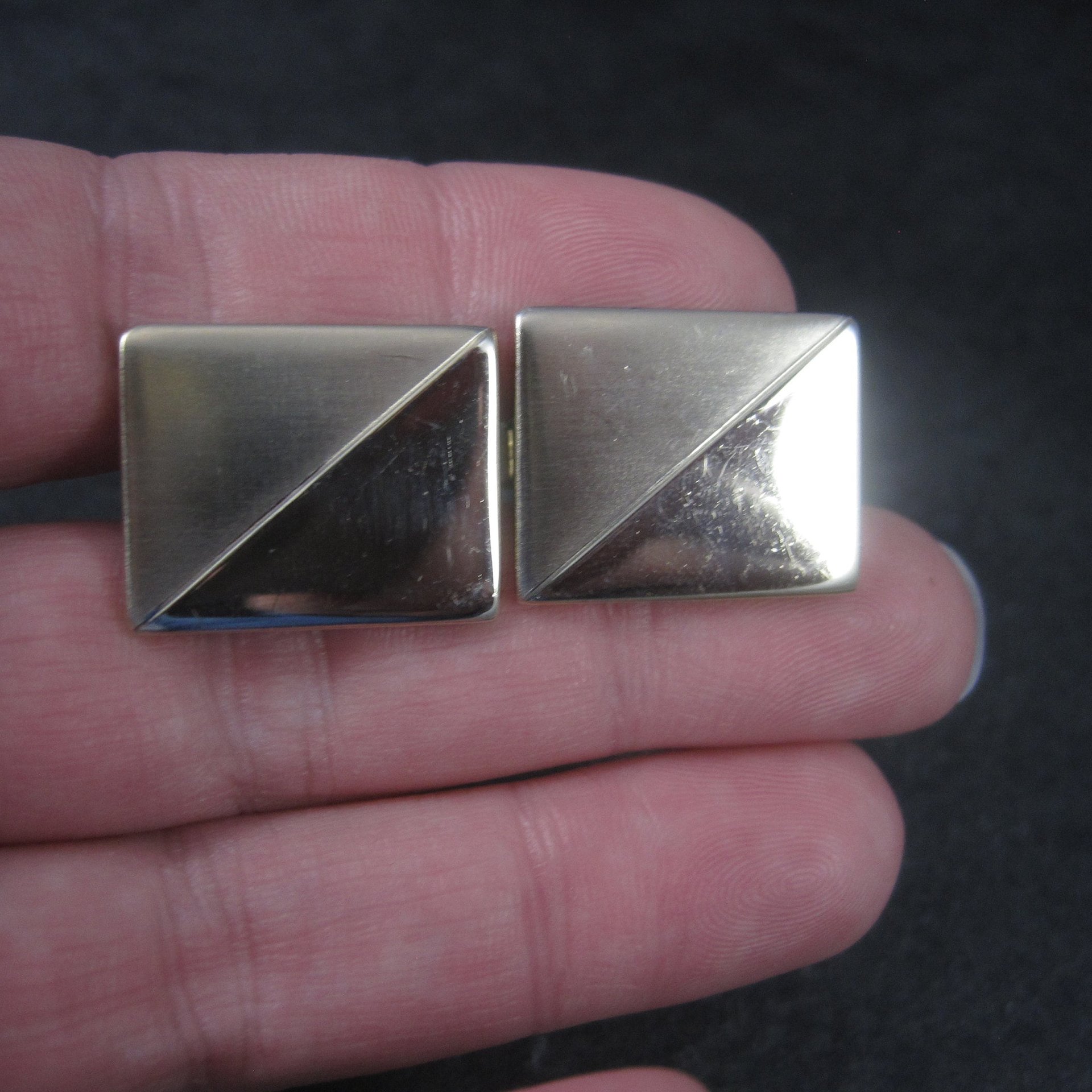 Estate Gold Tone Cufflinks
