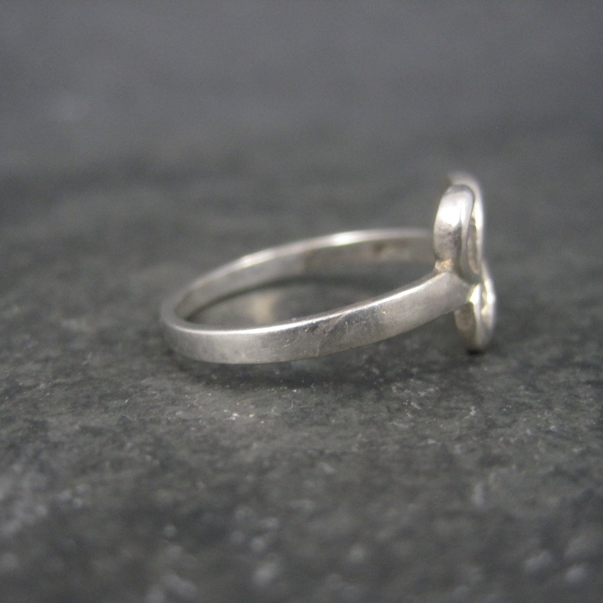 Vintage Italian Sterling Butterfly Ring New Old Stock