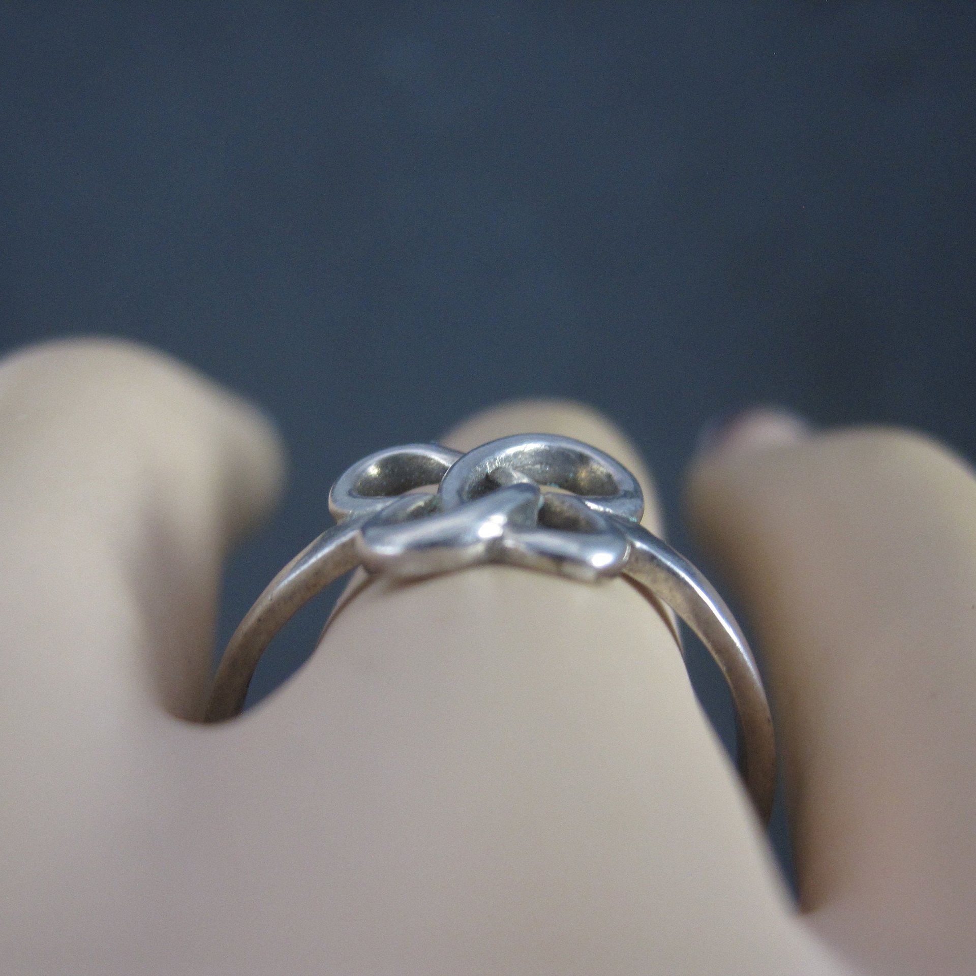 Vintage Italian Sterling Butterfly Ring New Old Stock