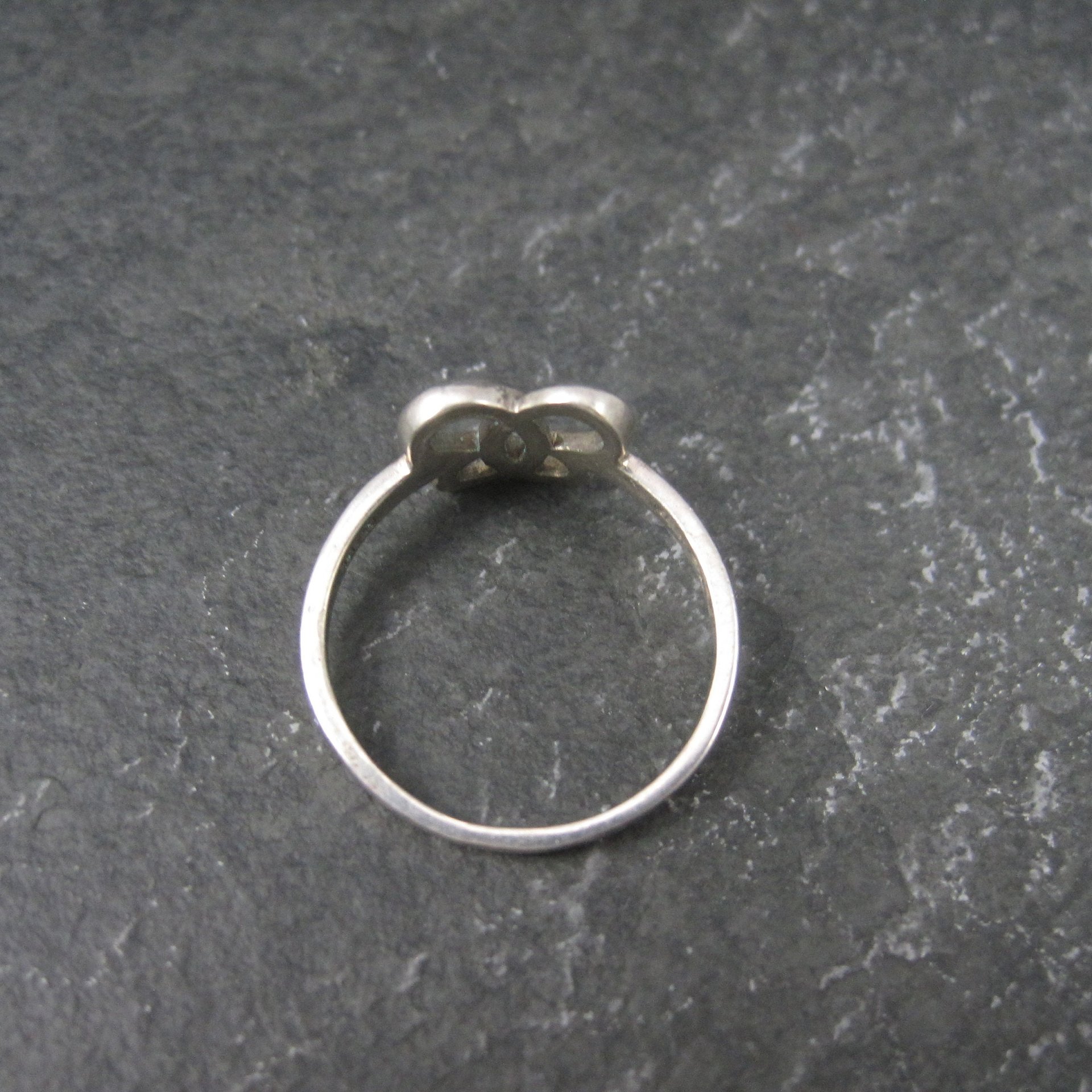 Vintage Italian Sterling Butterfly Ring New Old Stock