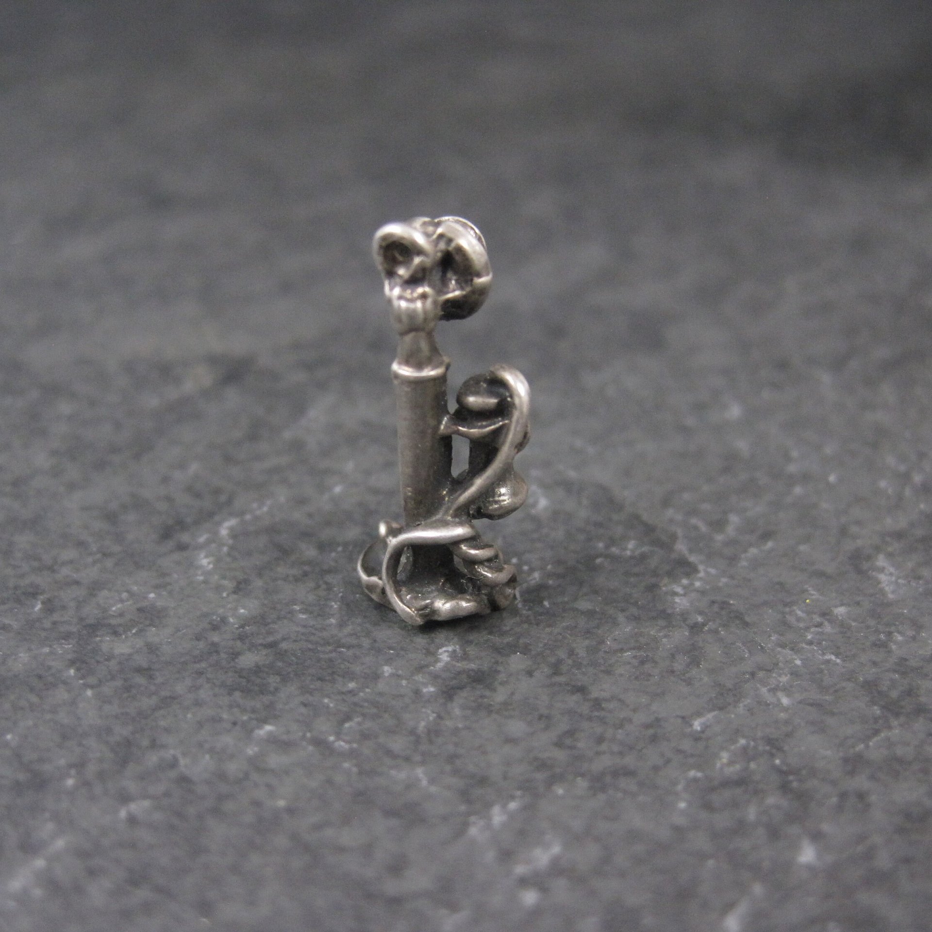 Sterling Antique Telephone Charm
