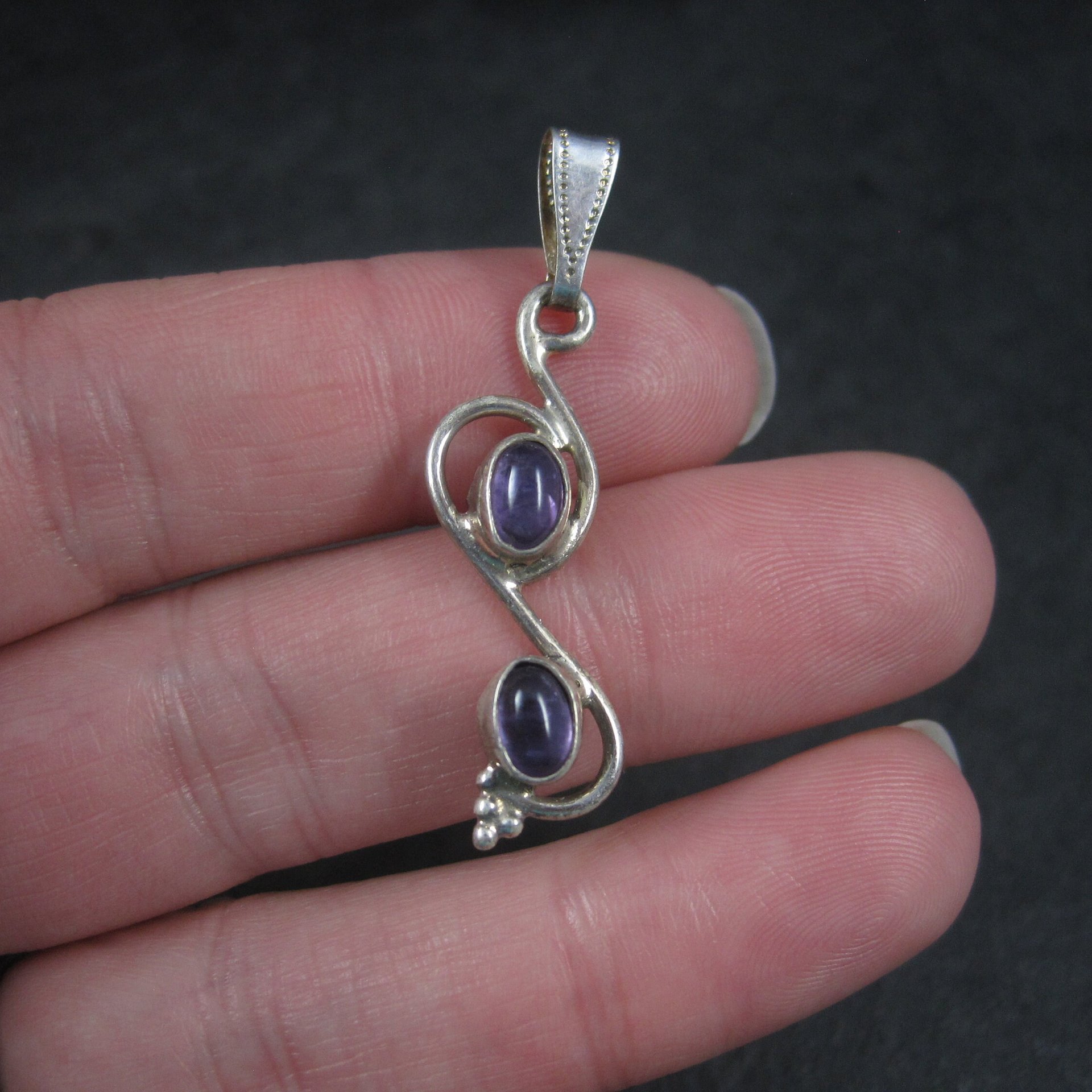 Sterling Silver Amethyst Pendant