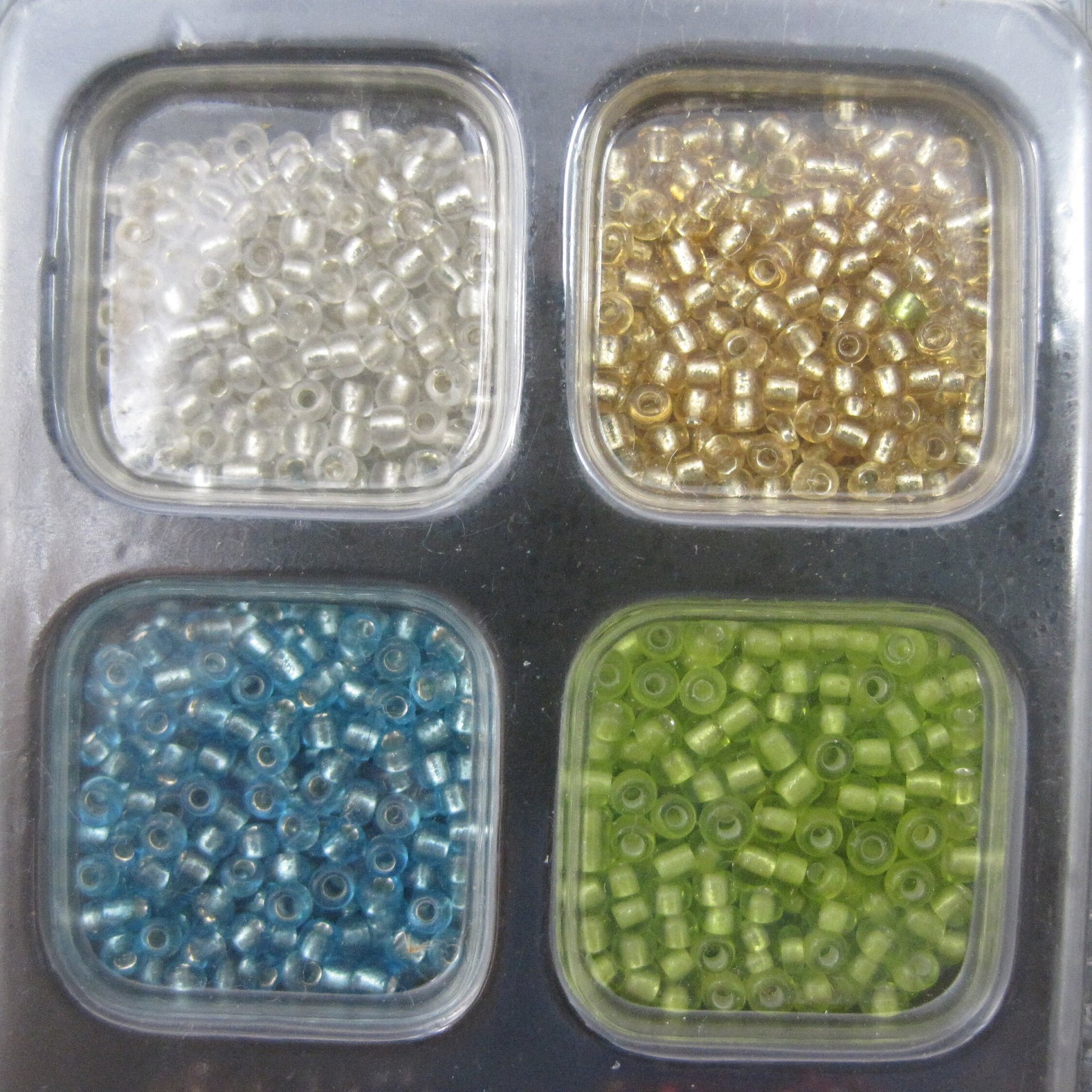 Glass Seed Bead Assortment by Cousin 1.4 Ounces