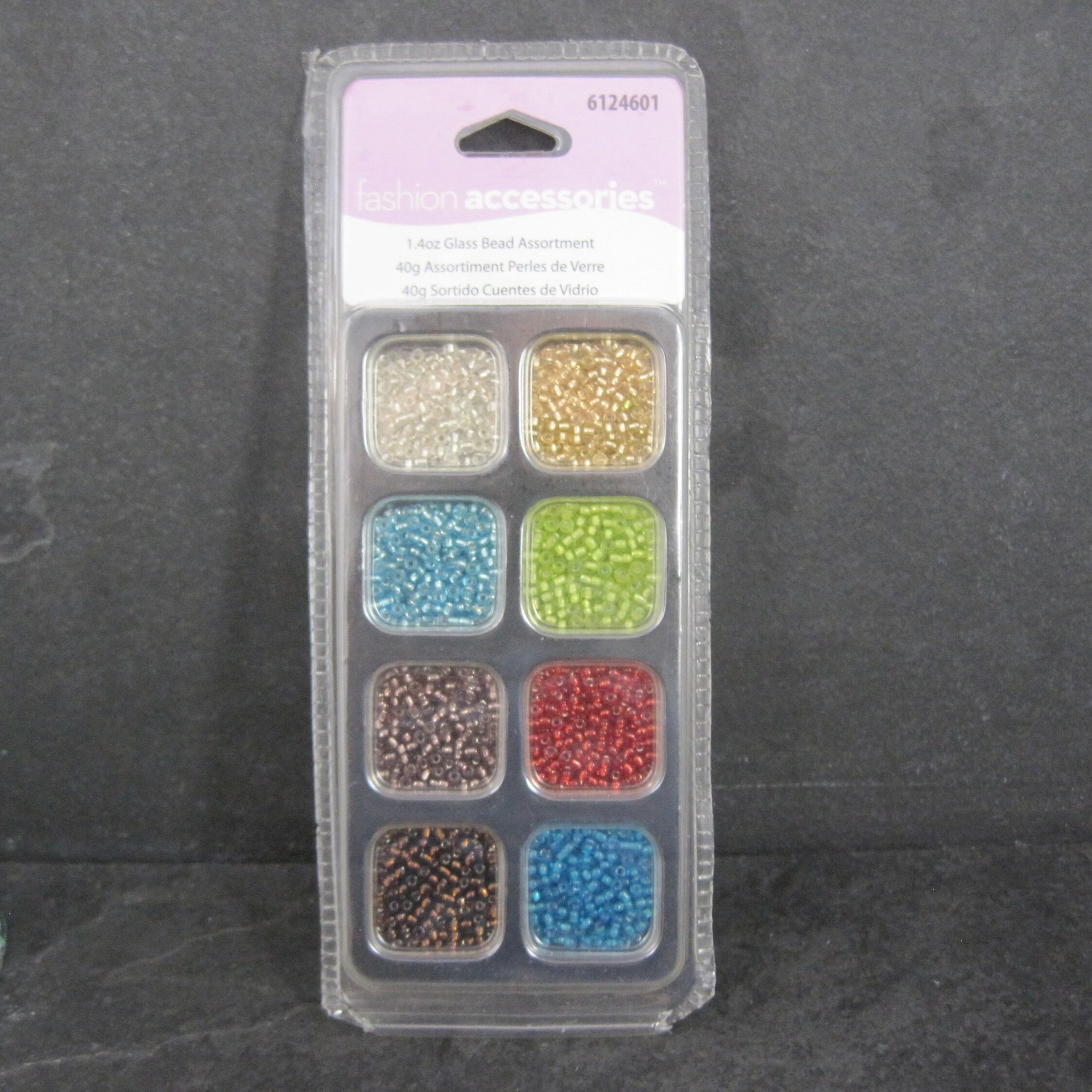 Glass Seed Bead Assortment by Cousin 1.4 Ounces