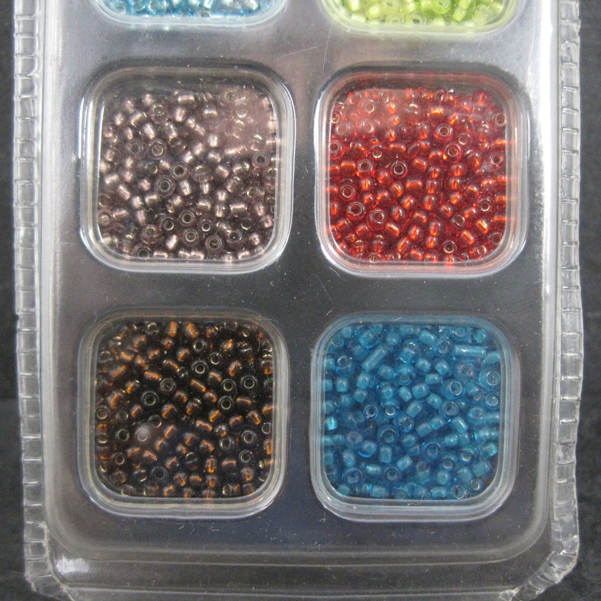 Glass Seed Bead Assortment by Cousin 1.4 Ounces