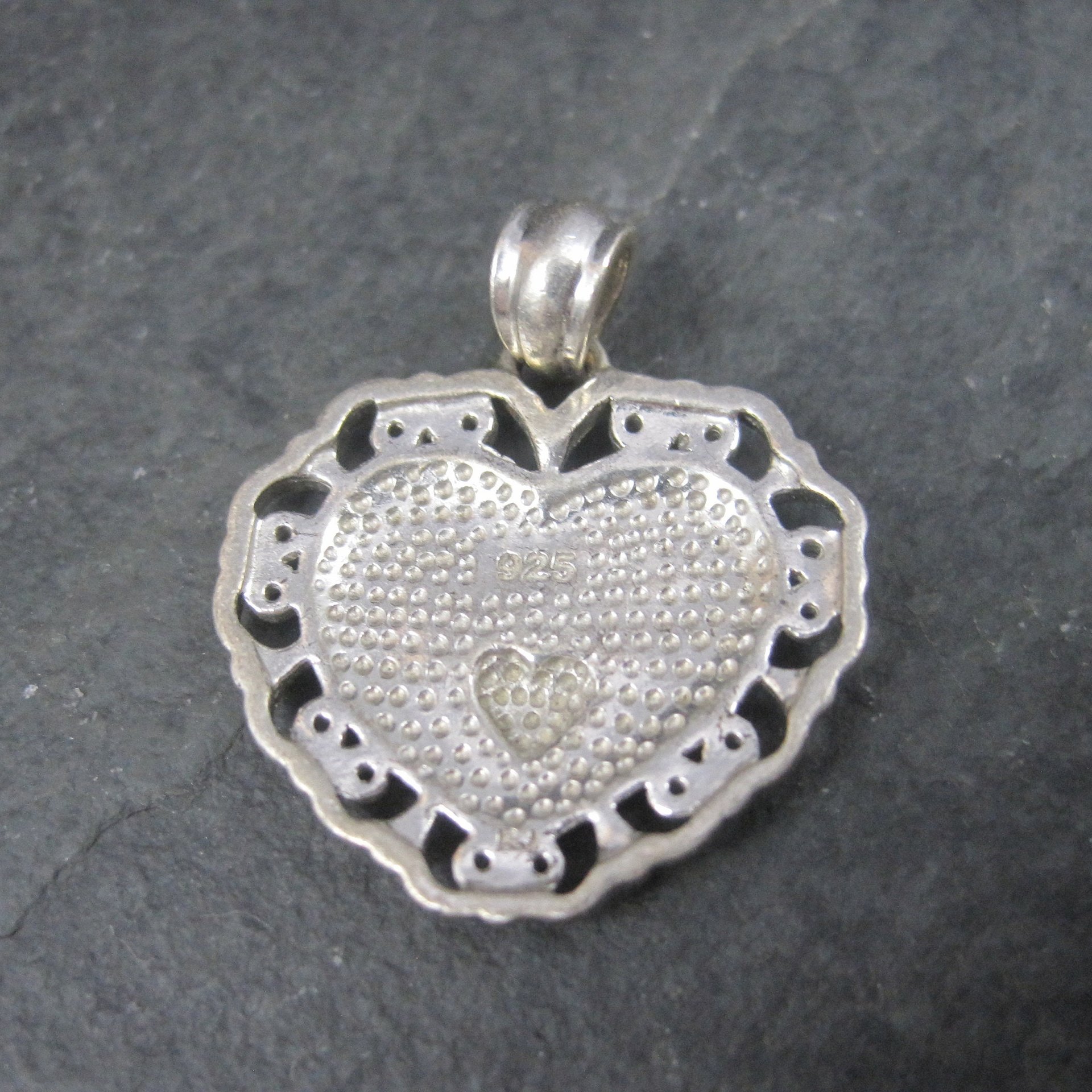 Sterling Grandma Heart Pendant