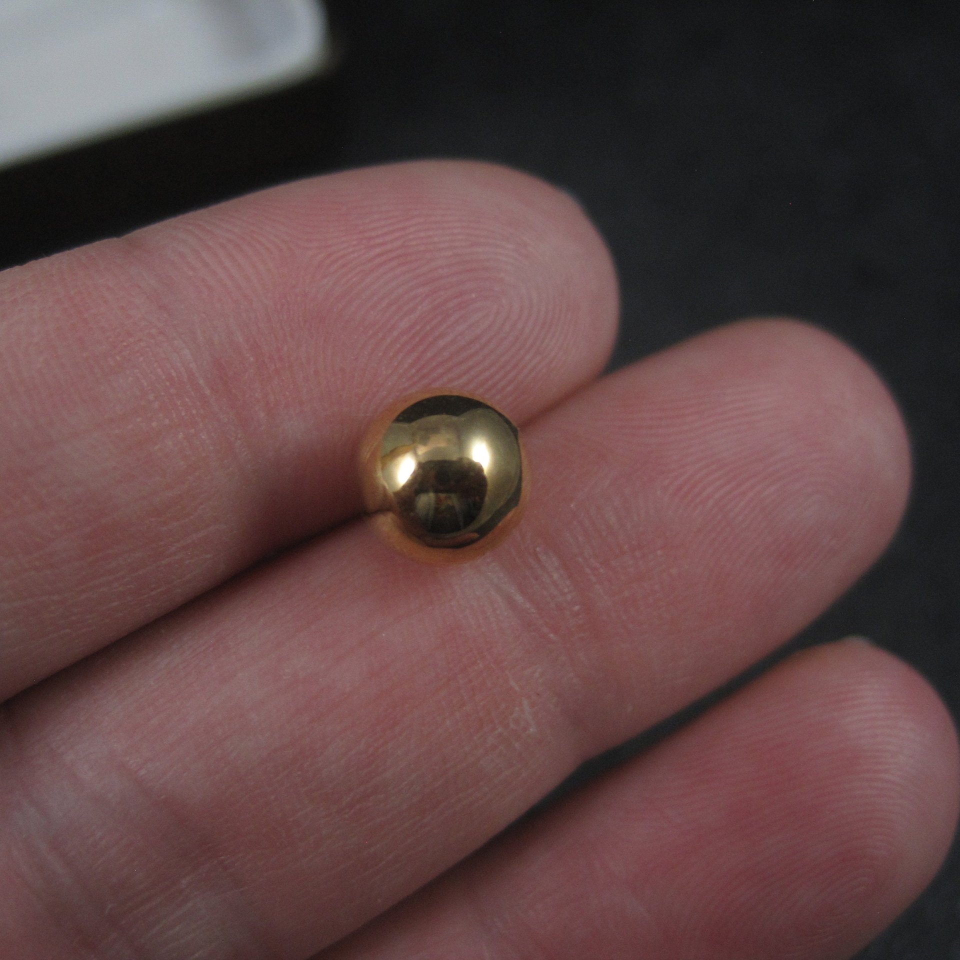 Vintage Gold Filled Sphere Tie Tack New Old Stock