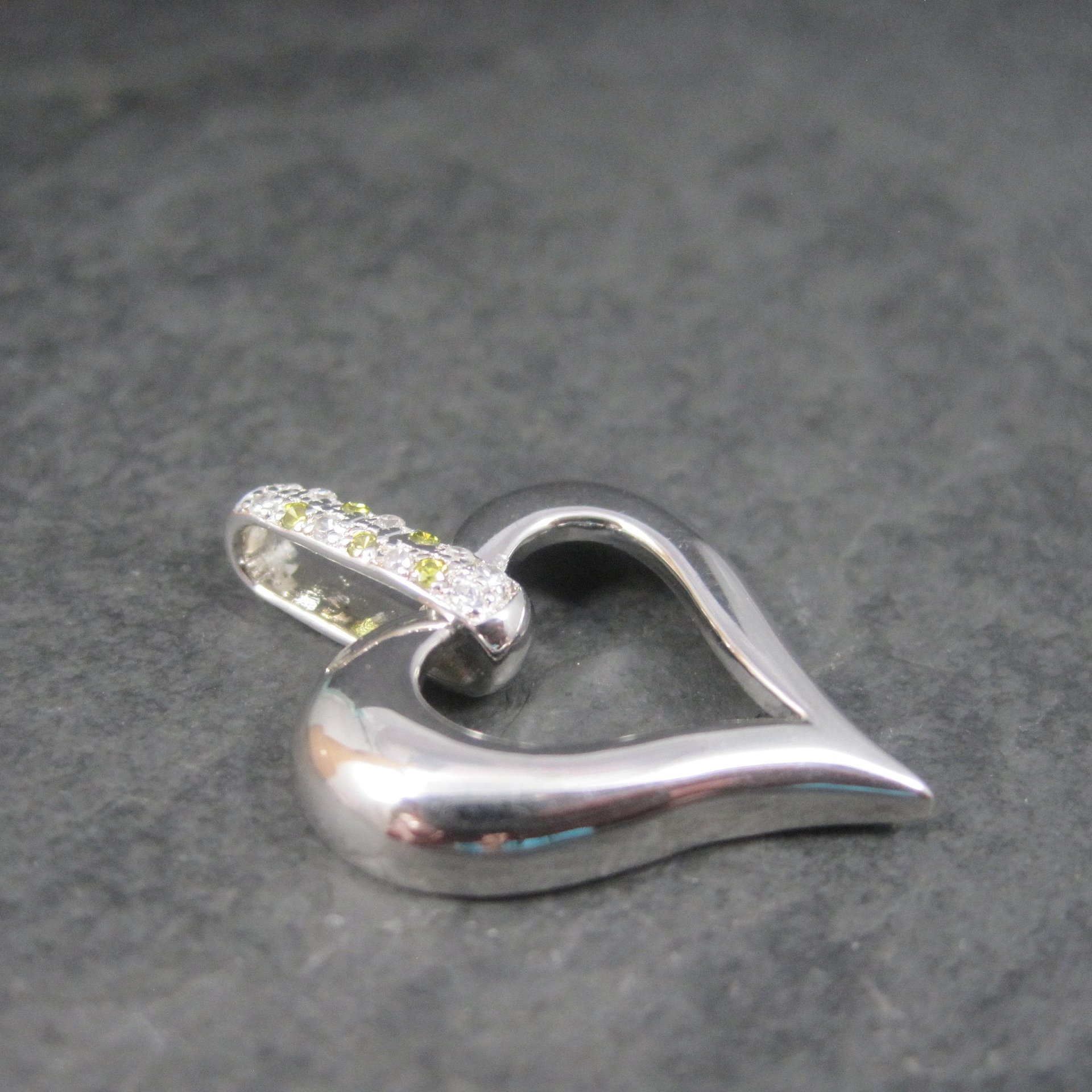 Vintage Sterling Heart Pendant