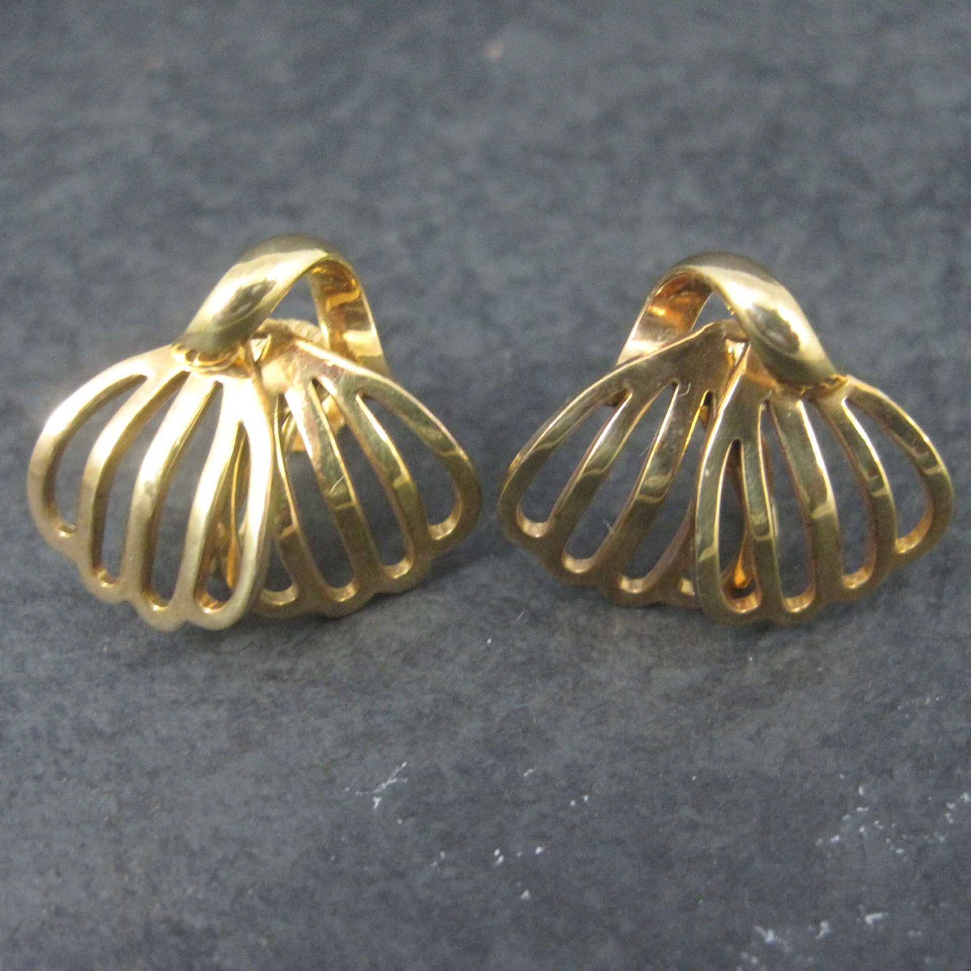 Vintage 12K Gold Filled Screw Back Earrings Forstner