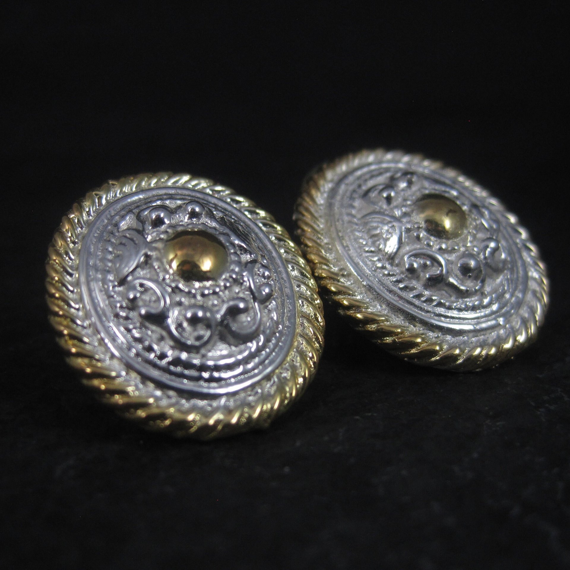 Large Western Circle Y Earrings
