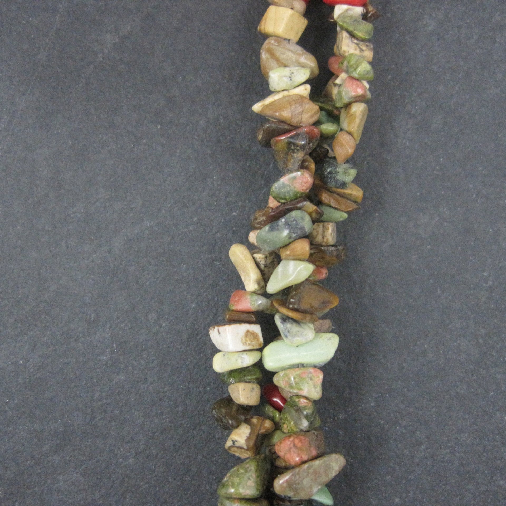 Southwestern 3 Strand Earthy Bead Necklace