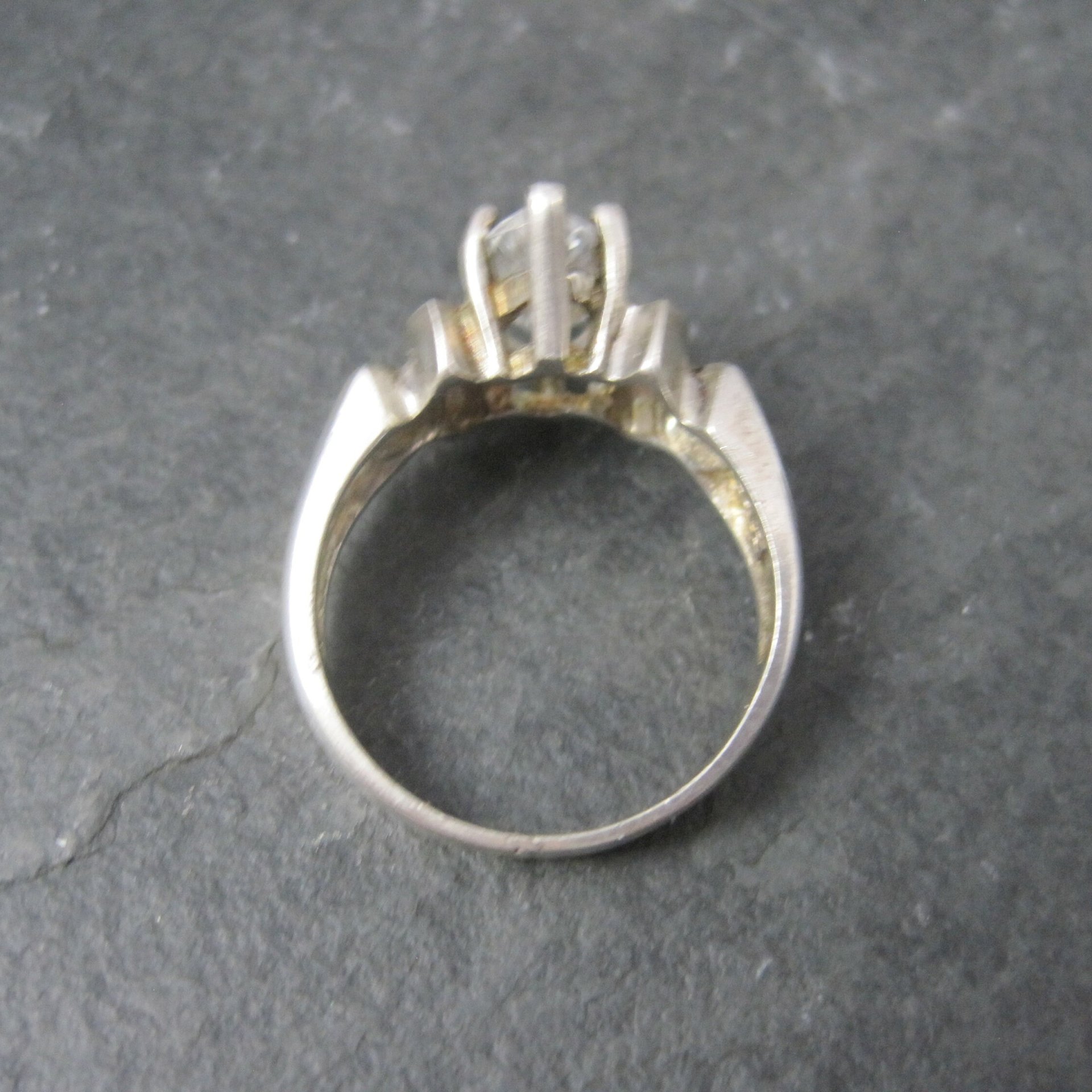 Sterling Marquise Cz Ring Size 7