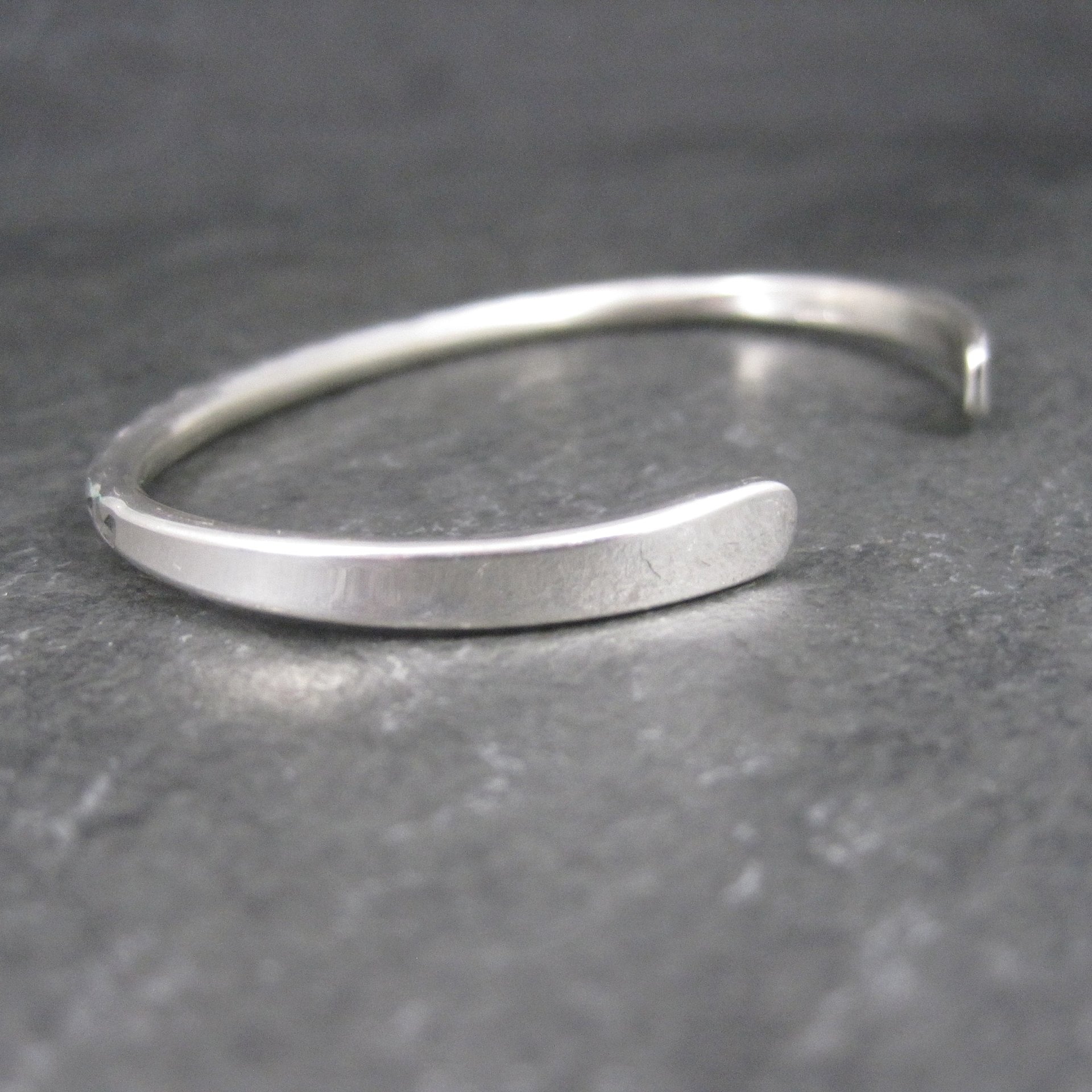Southwestern Sterling Cuff Bracelet 6 Inches