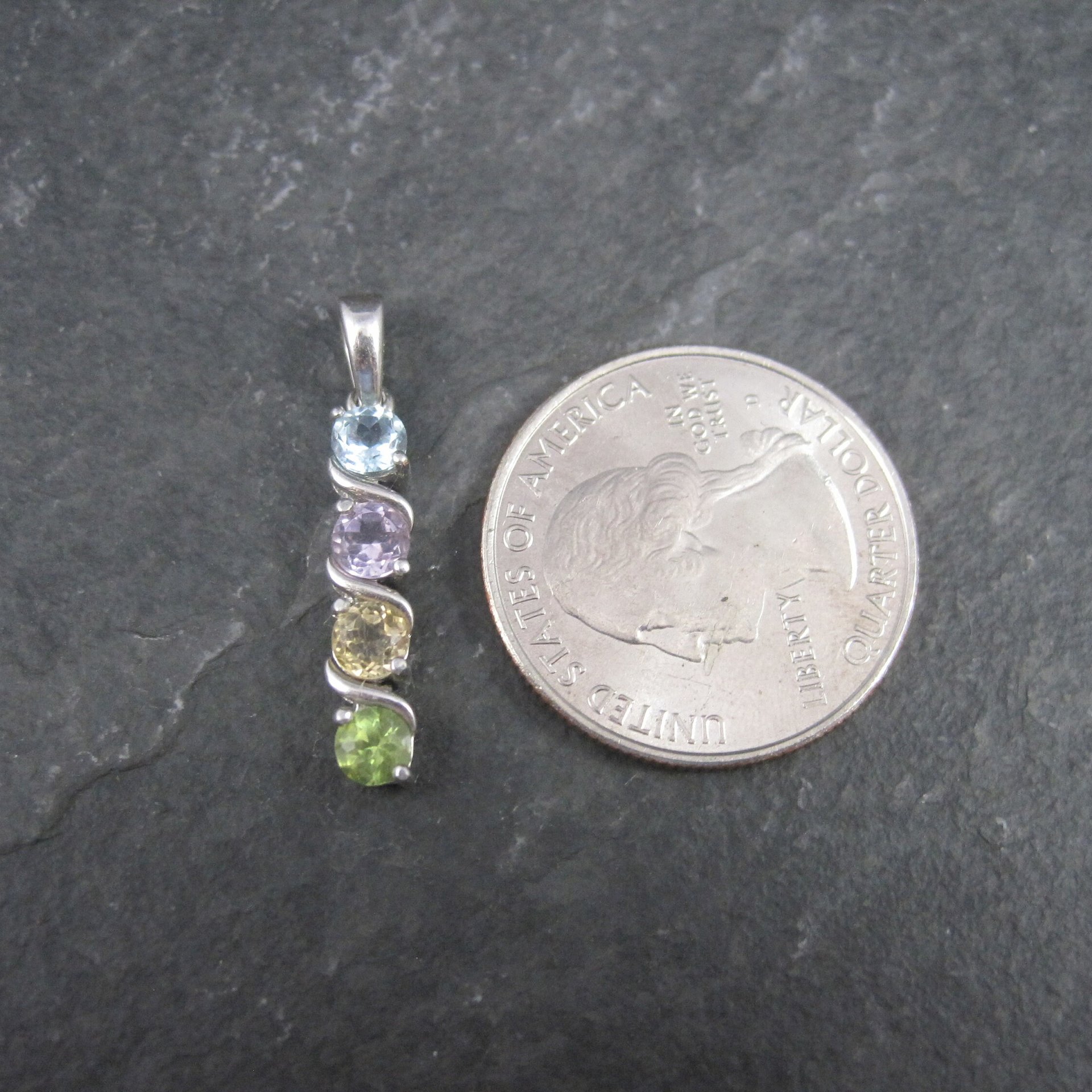 Small Sterling Gemstone Pendant Ross Simons