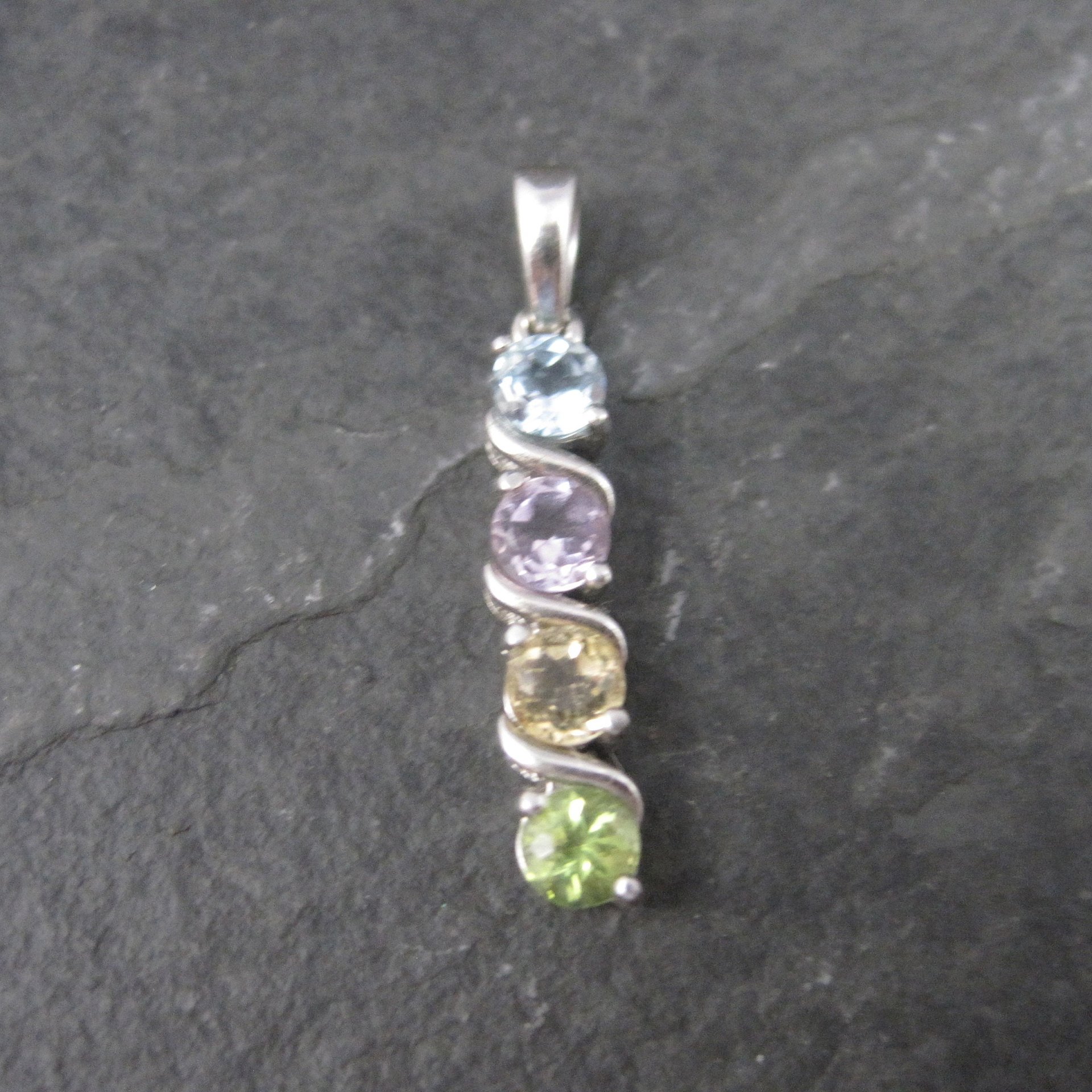 Small Sterling Gemstone Pendant Ross Simons