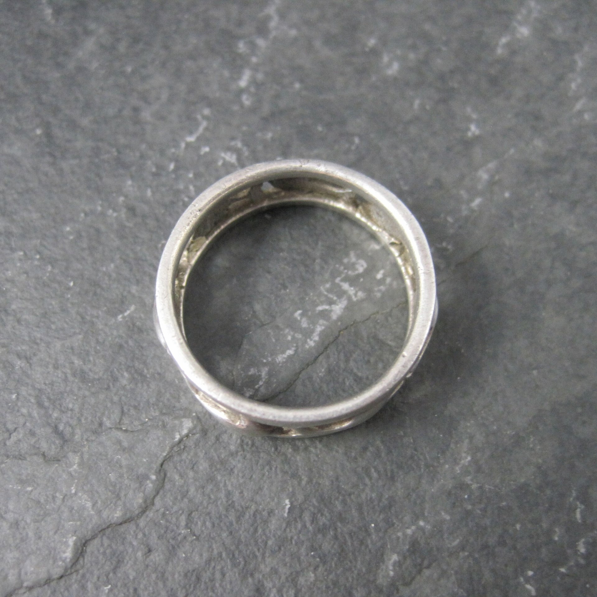 Vintage Sterling Dolphin Ring Size 8