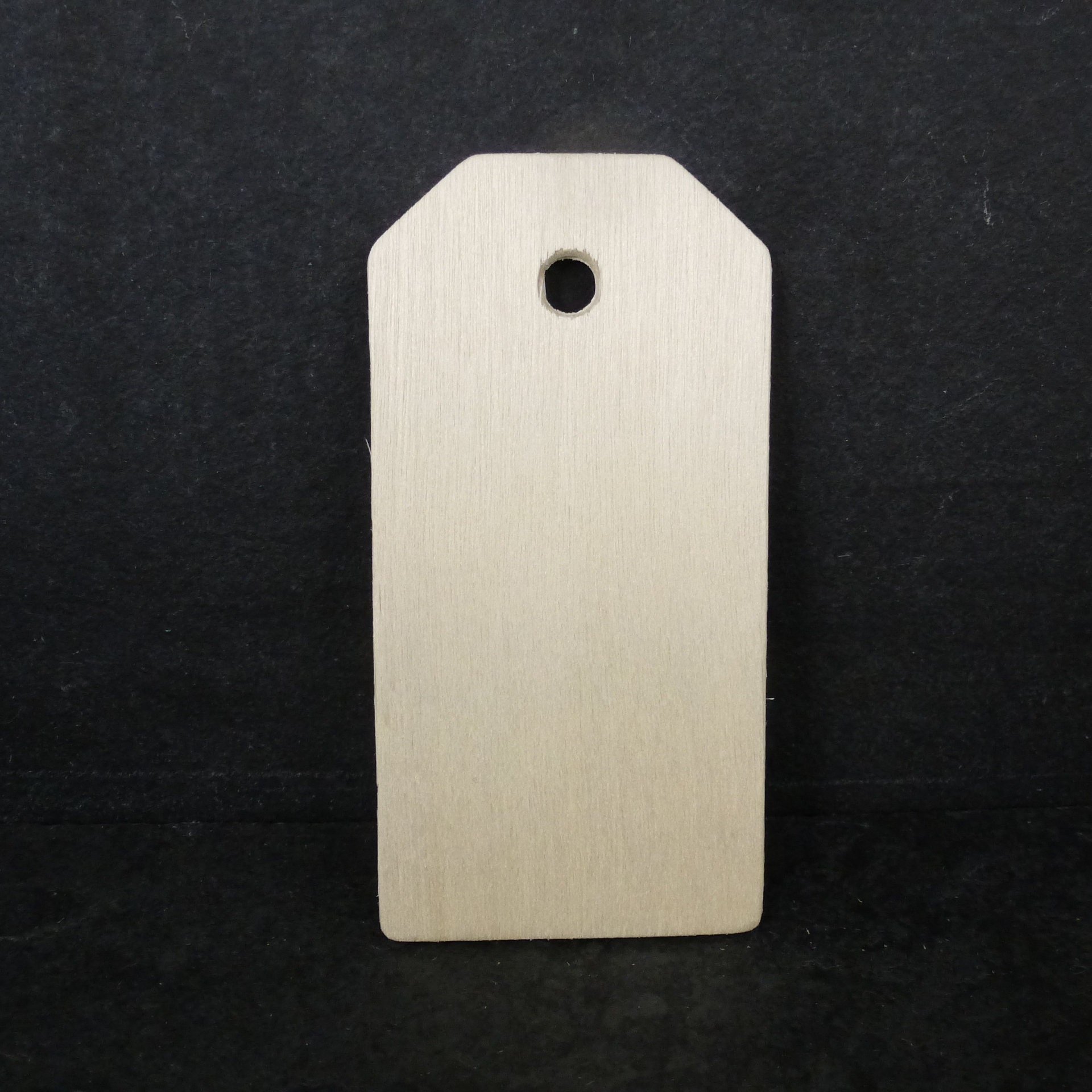 Unfinished Wooden Gift Tags 3.25 Inches by Crafters Closet