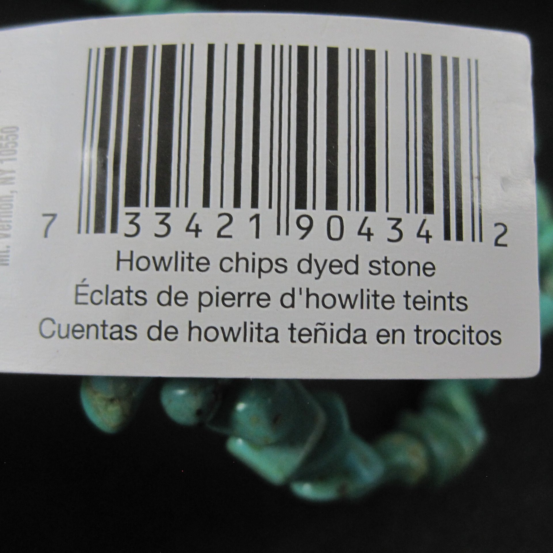 Turquoise Howlite Nugget Beads 16" Strand