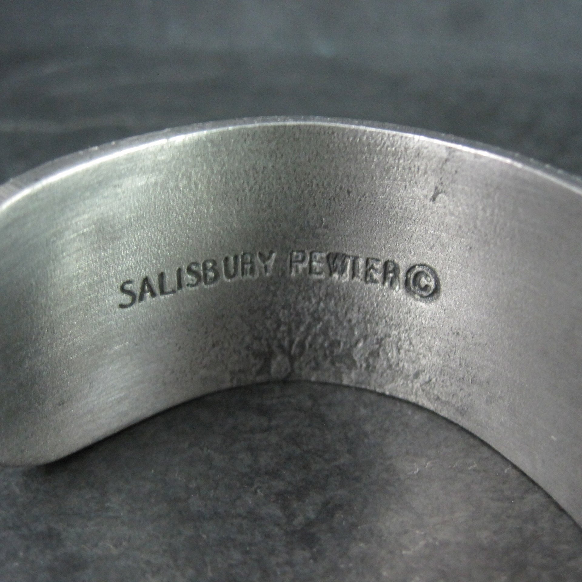 January Birthday Cuff Bracelet Salisbury Pewter 6.5 Inches