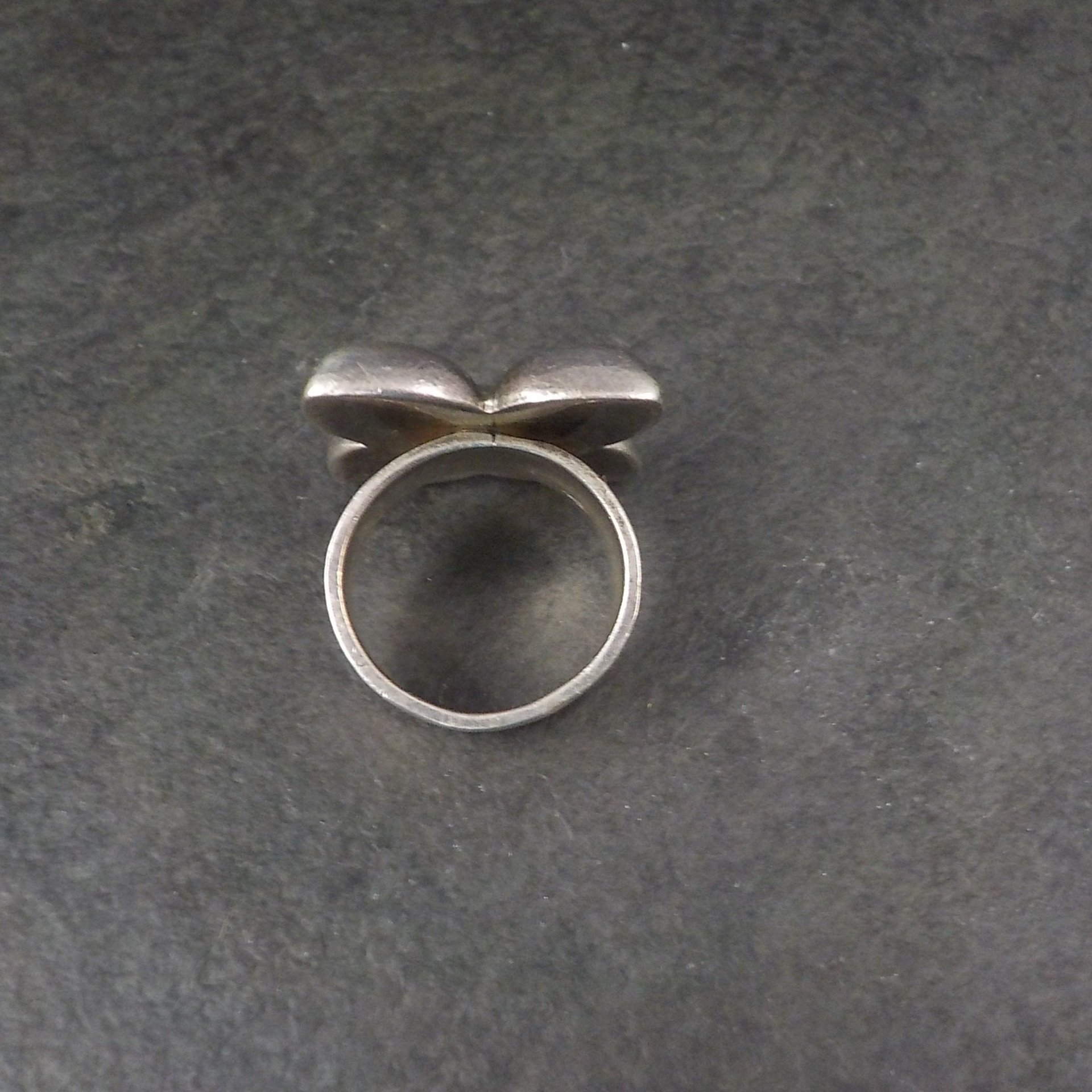 Chunky Vintage Sterling Dogwood Flower Ring Size 5.5