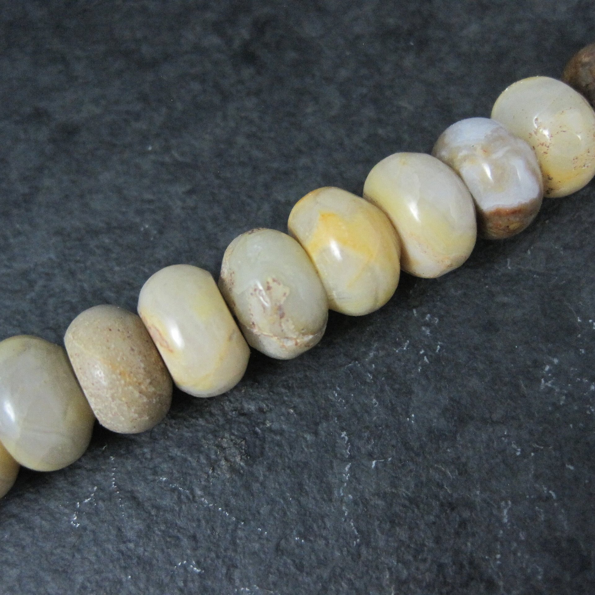 Crazy Agate Gemstone Beads Rondelle Strand 6x10mm Bead Gallery