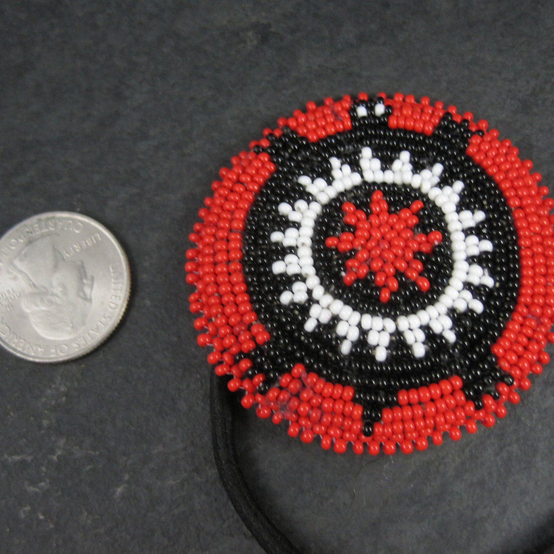 Southwestern Turtle Beaded Ponytail Holder Hair Tie