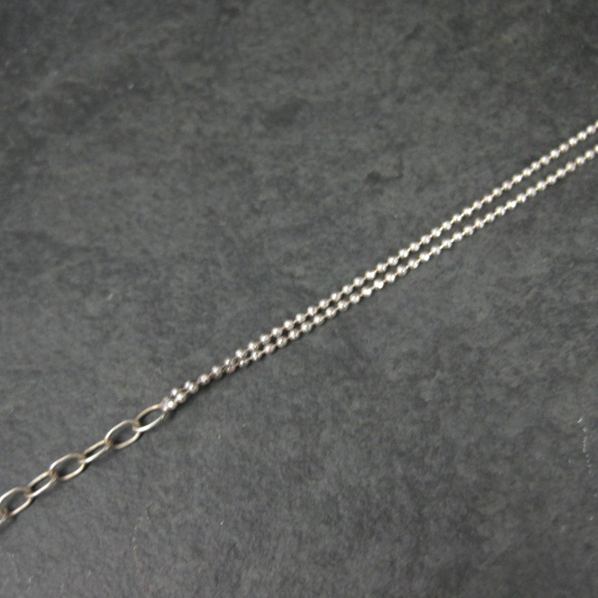 Dainty Italian Sterling 2 Strand Ankle Bracelet 9-10"