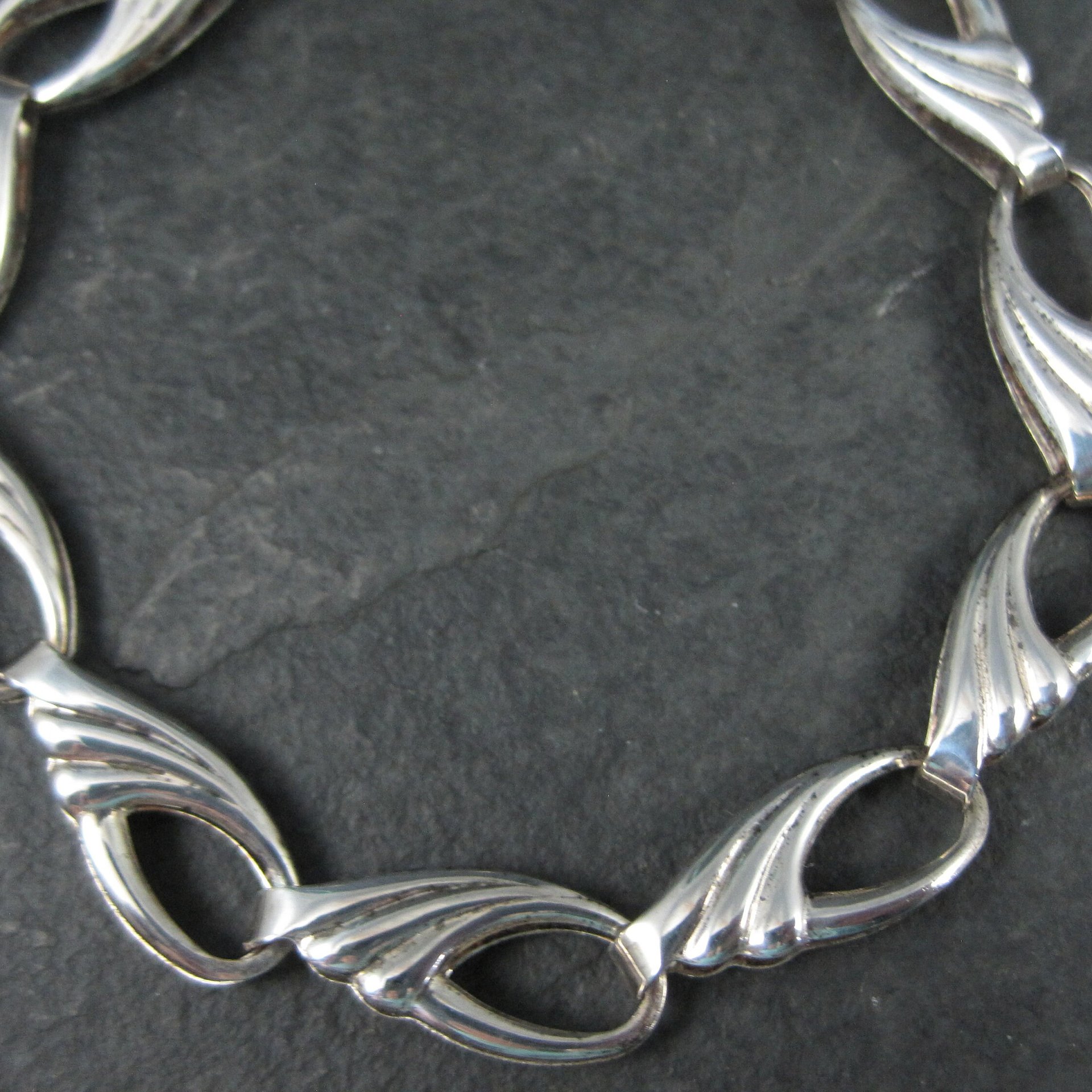 Vintage Italian Sterling Bracelet 7.5 Inches