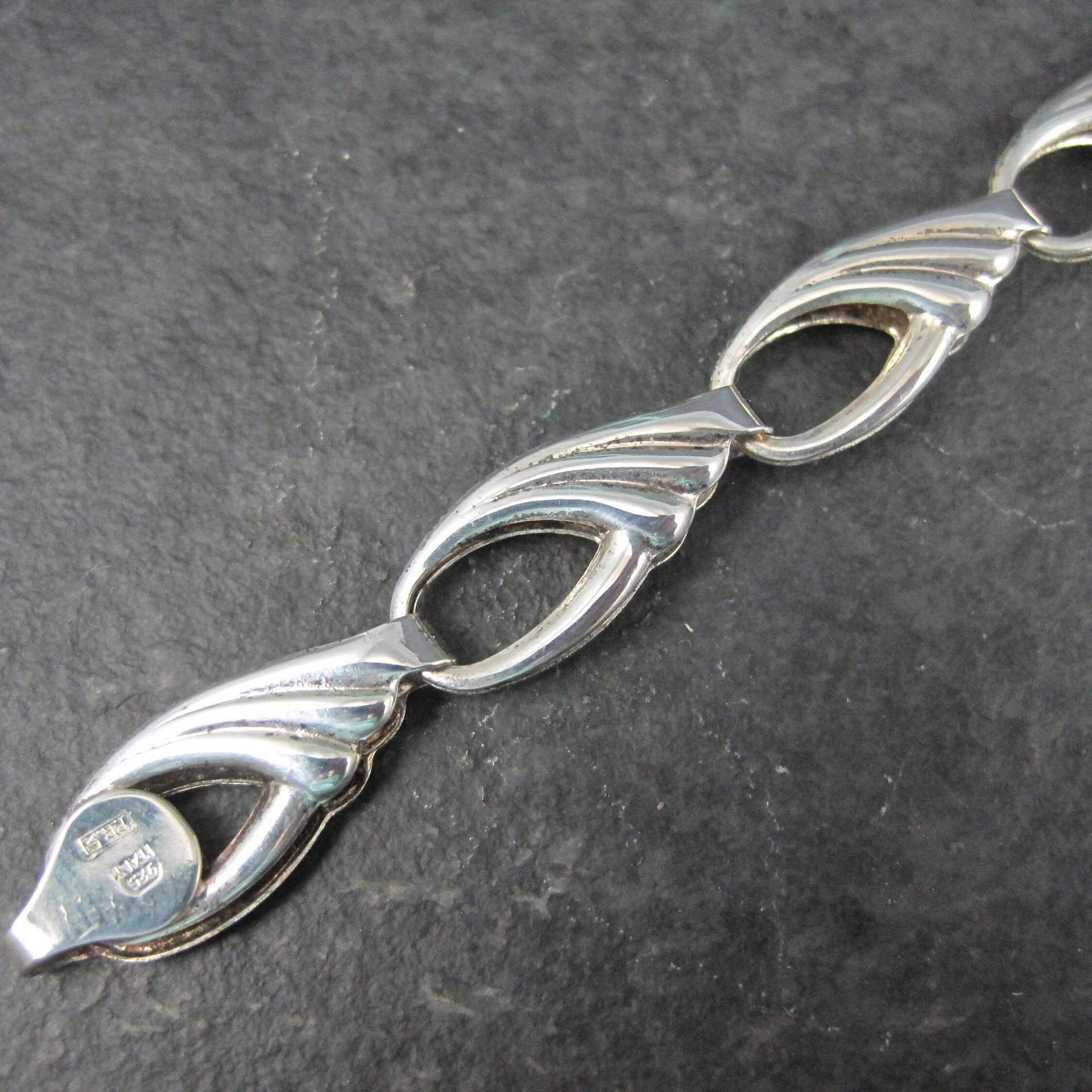 Vintage Italian Sterling Bracelet 7.5 Inches