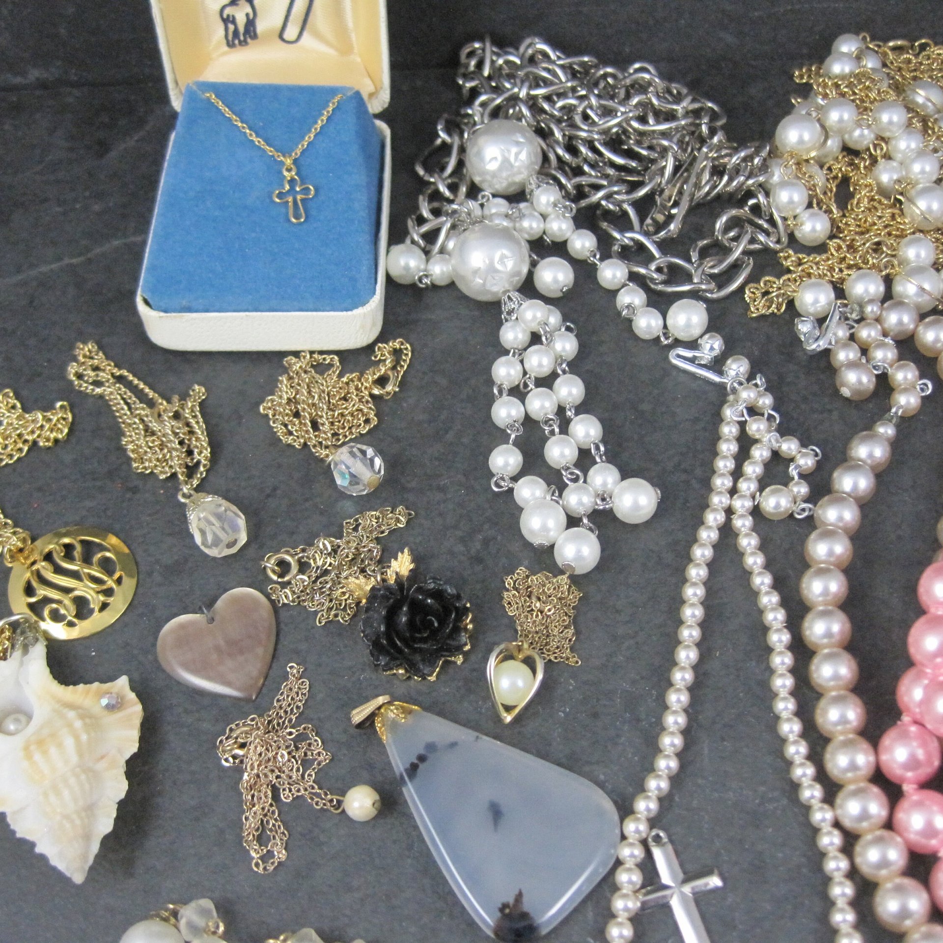 Destash Large Lot of Vintage Jewelry Lot Necklaces & Pendants